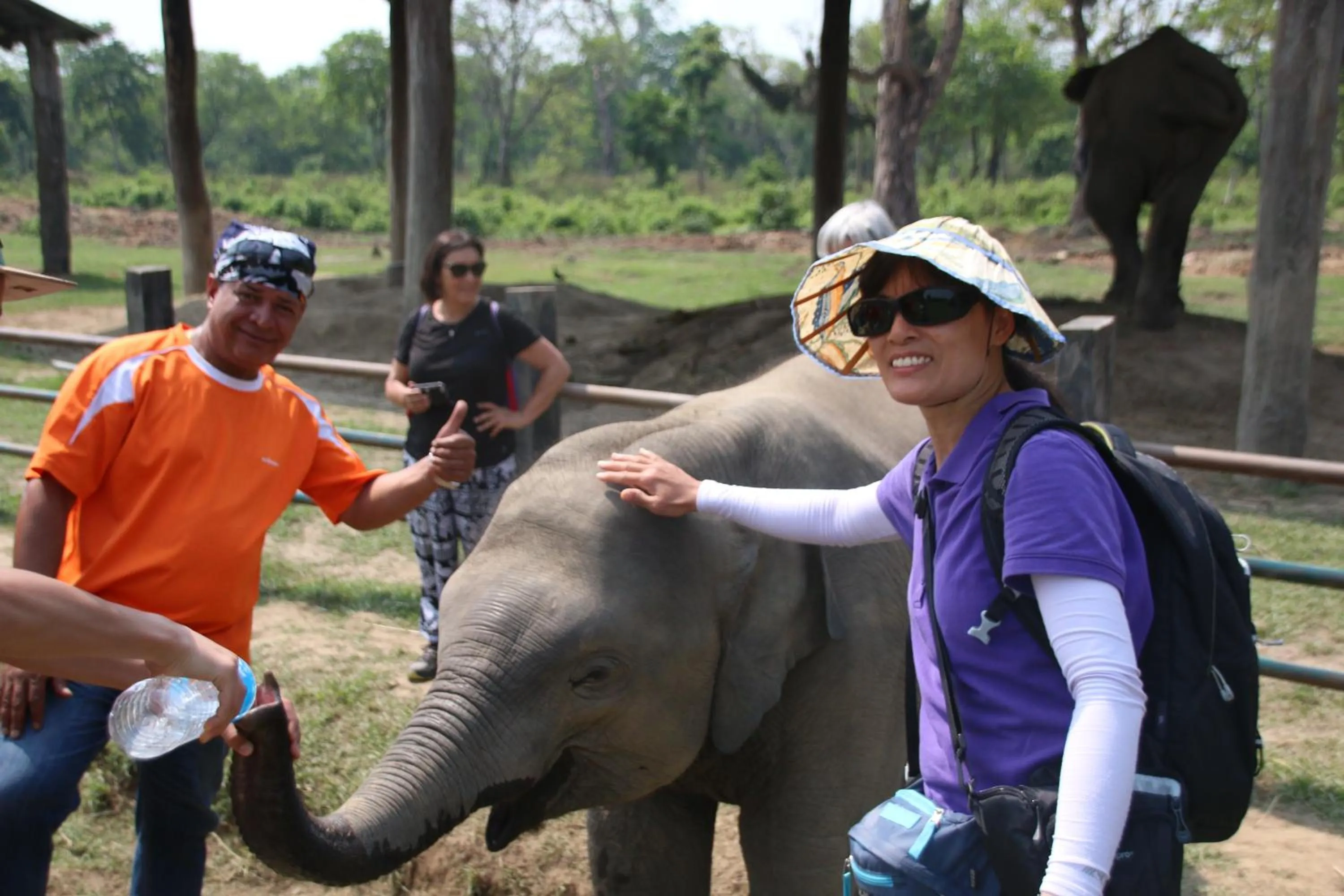 group of guests in Sweet Home
