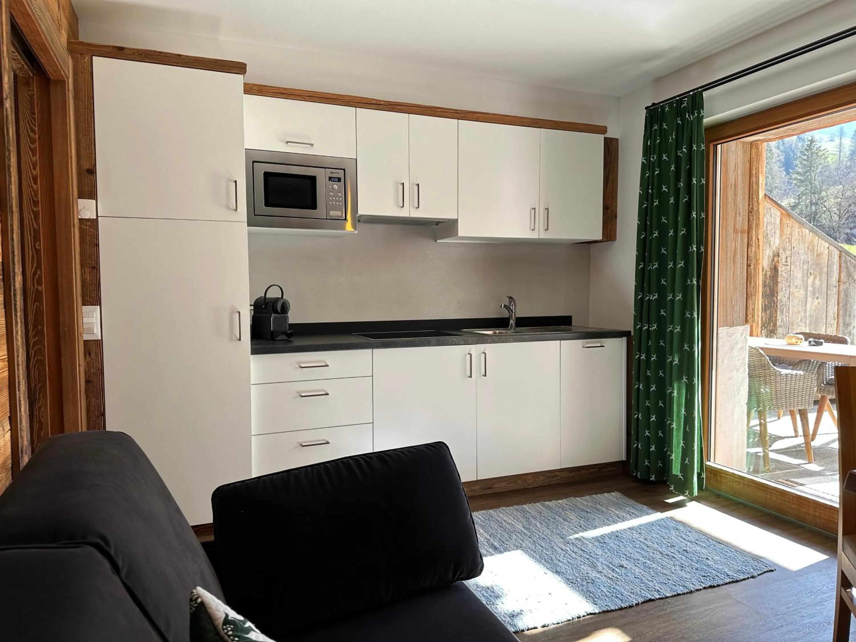 Garden view in Alpine Mountain Chalet