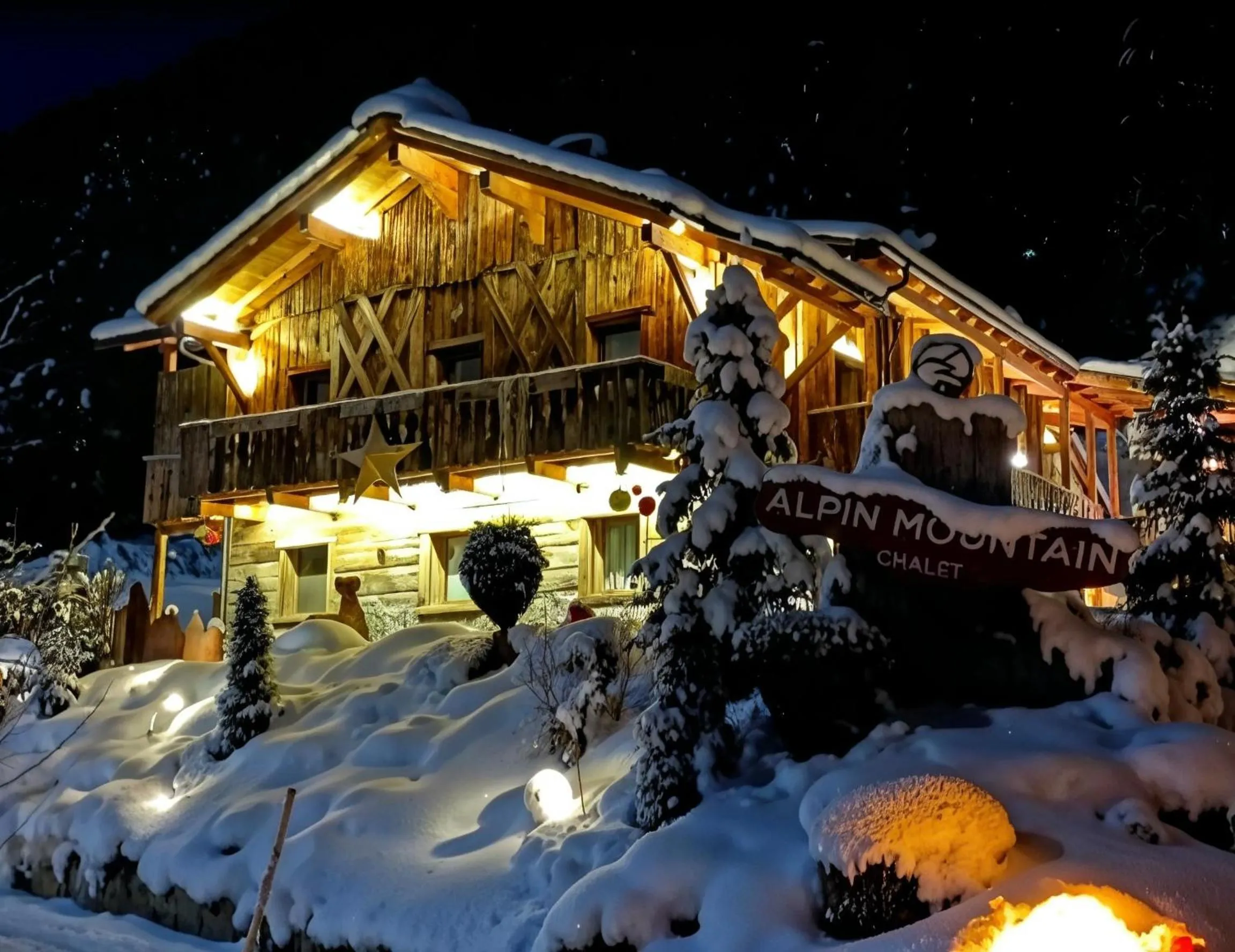 Property building in Alpine Mountain Chalet