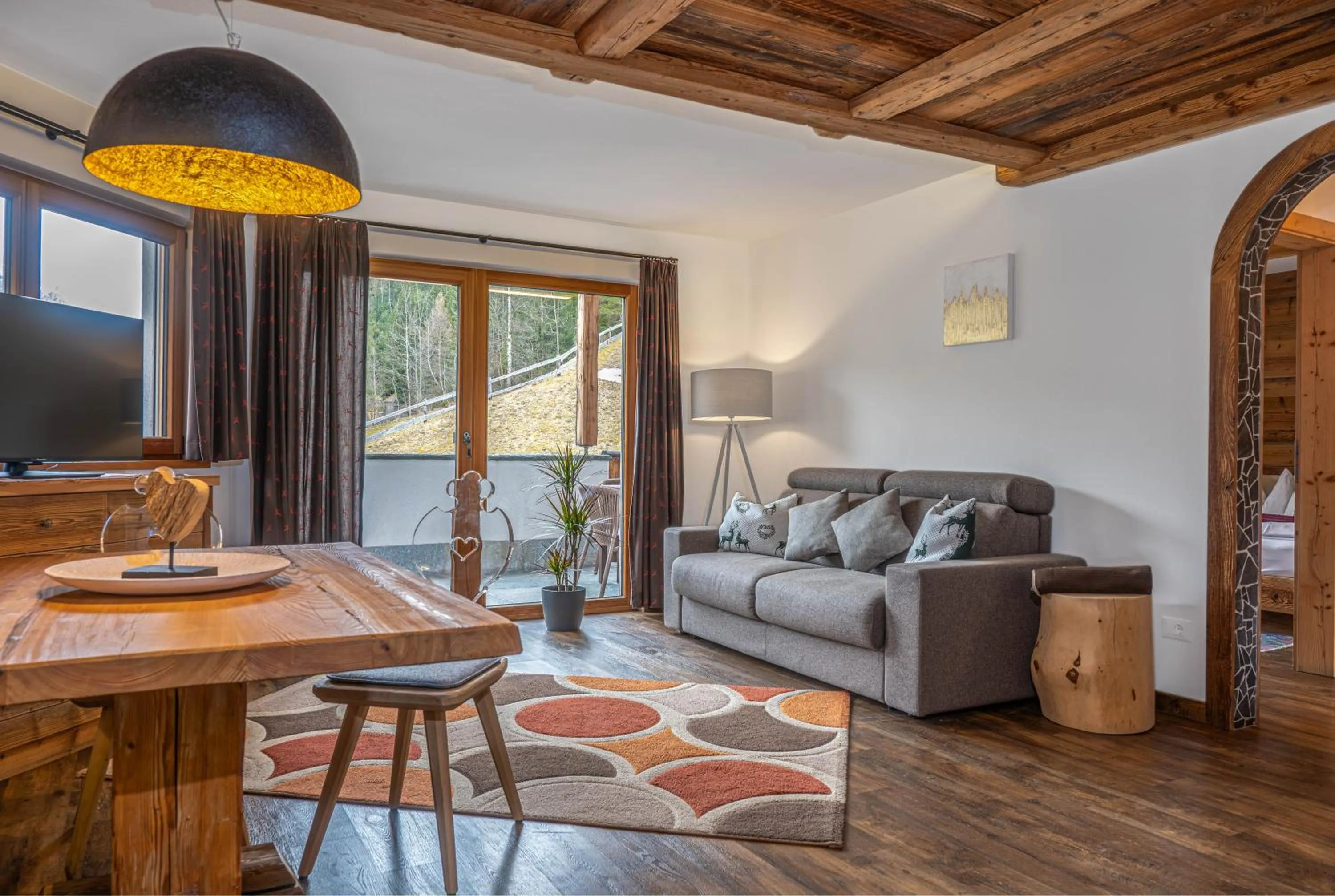 TV and multimedia in Alpine Mountain Chalet