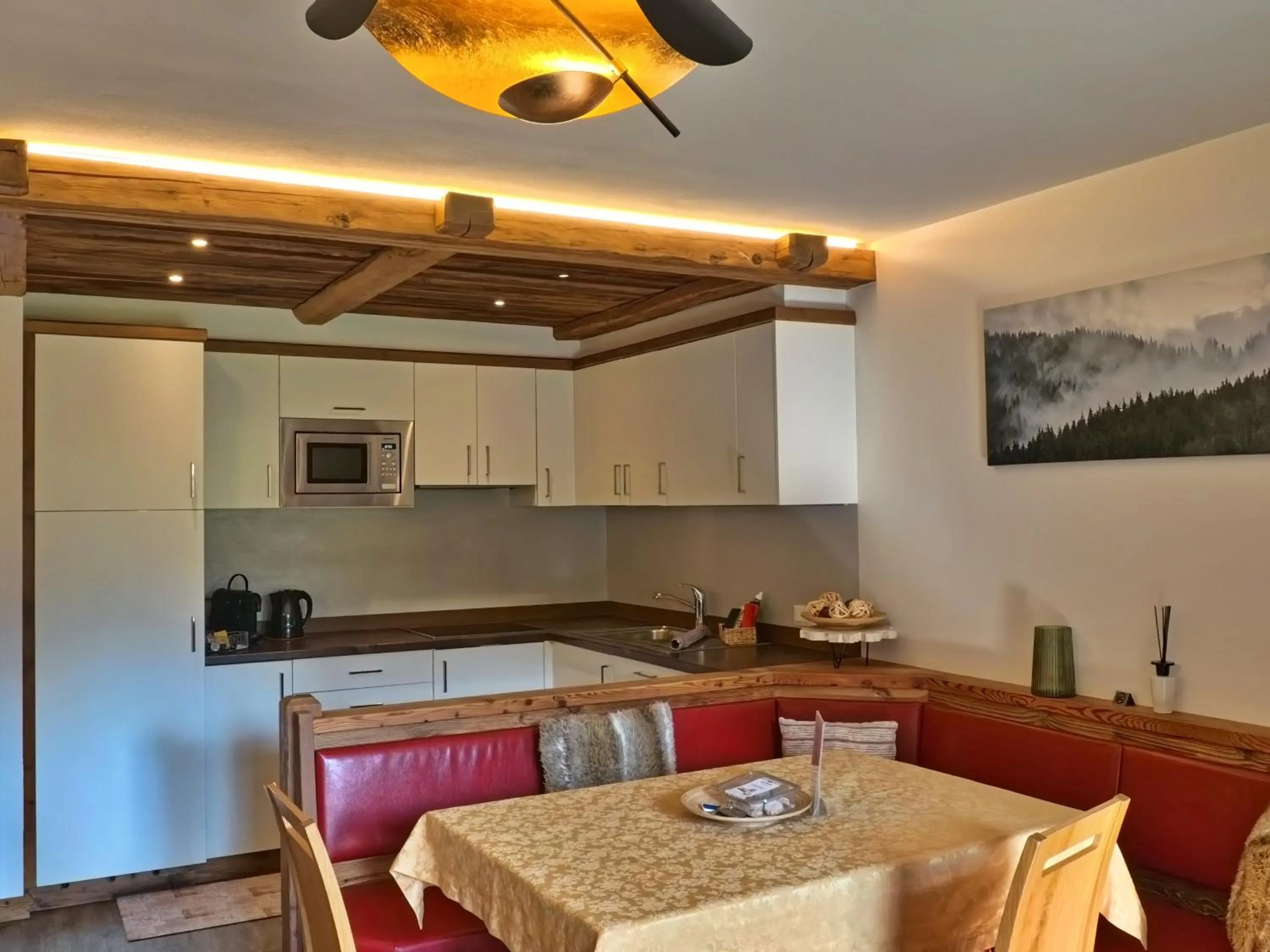 Kitchen or kitchenette in Alpine Mountain Chalet