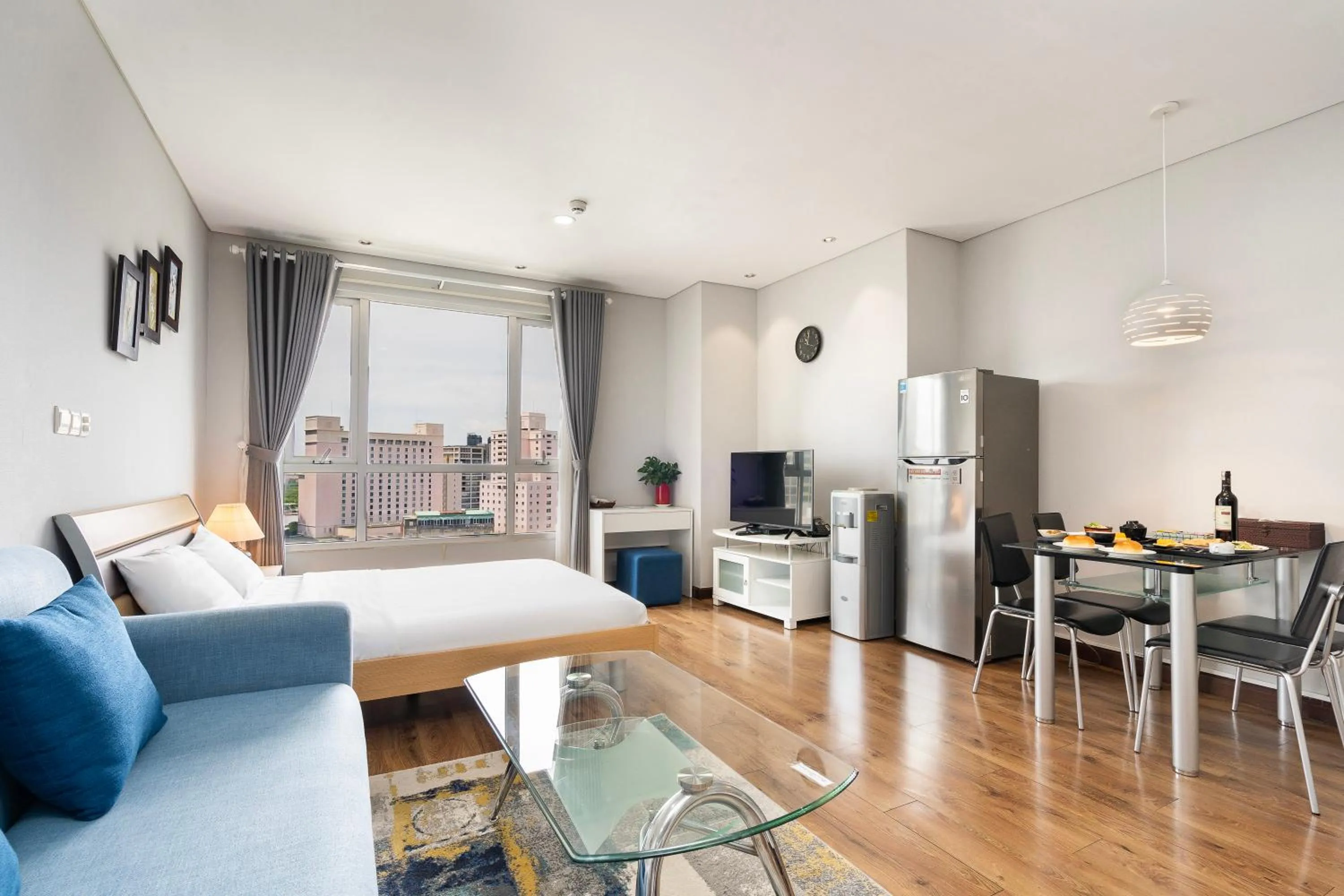 Photo of the whole room in Lancaster Ho Chi Minh Serviced Apartment Official