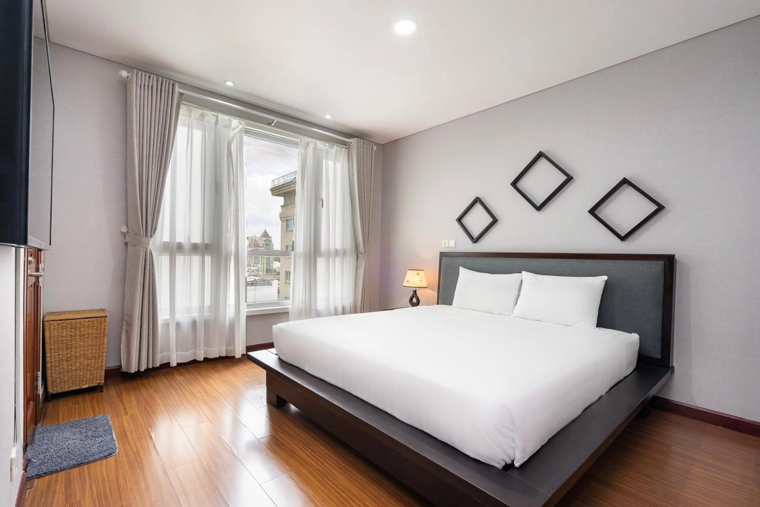 Bedroom, Bed in Lancaster Ho Chi Minh Serviced Apartment Official