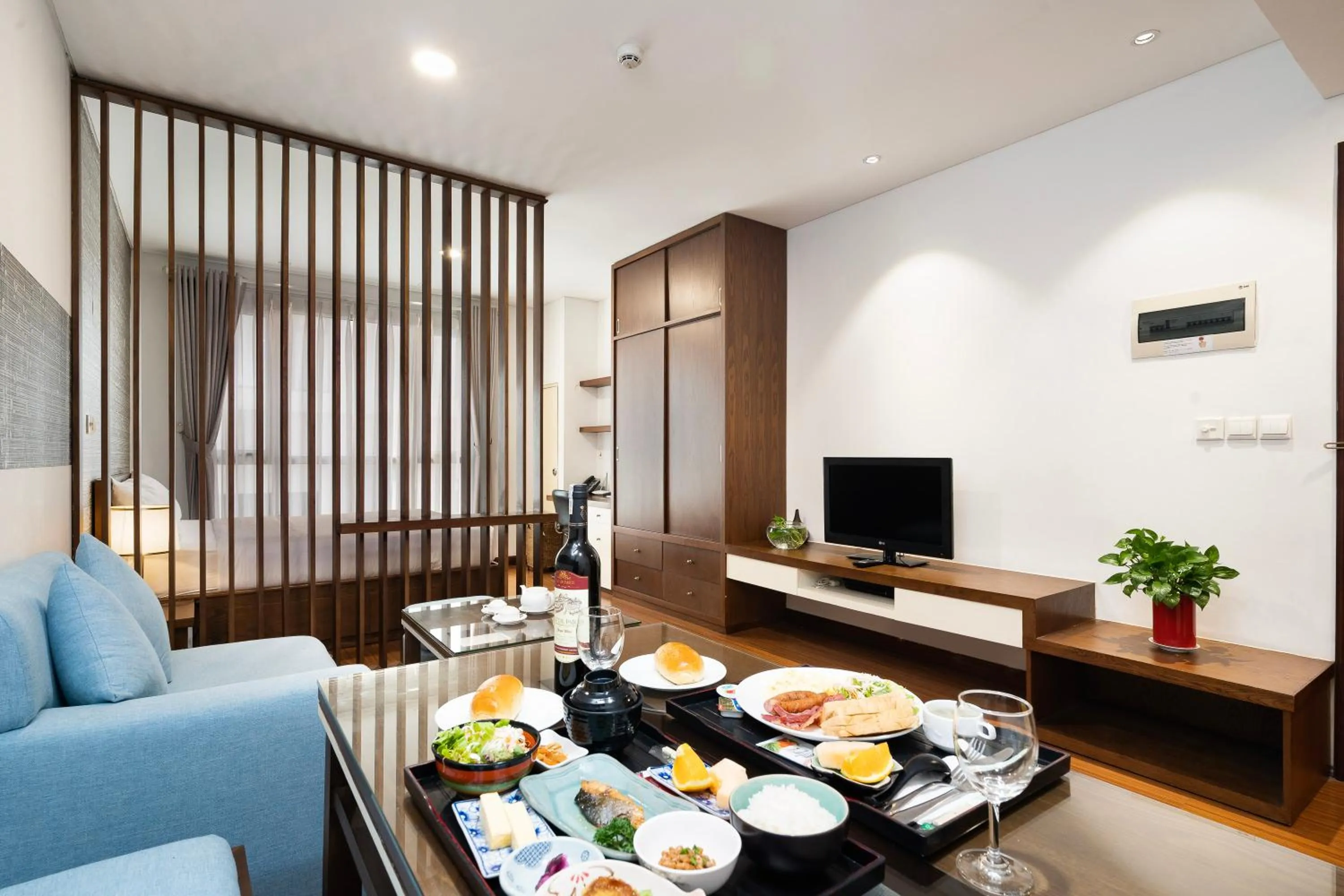 Photo of the whole room in Lancaster Ho Chi Minh Serviced Apartment Official