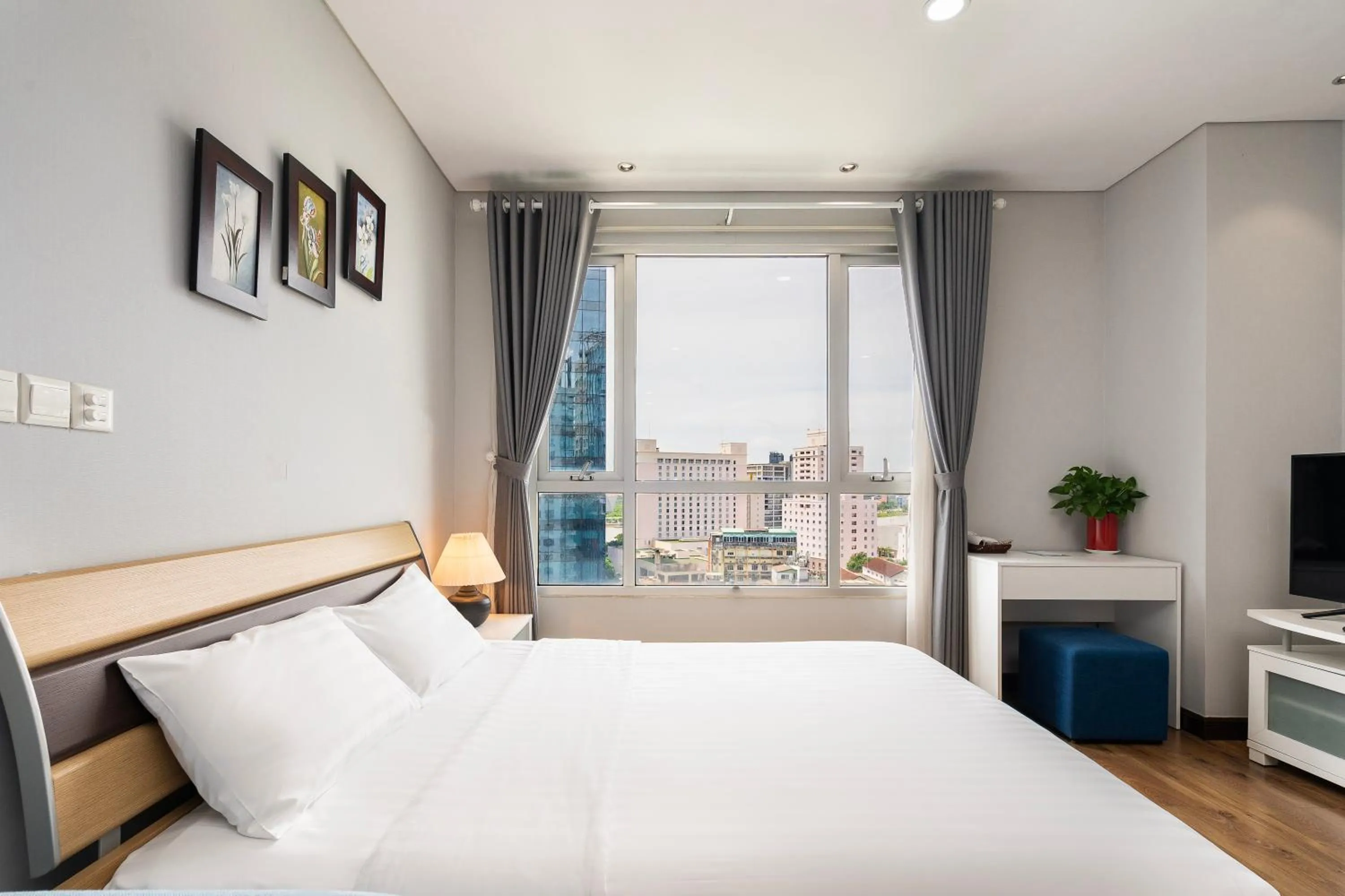 Bedroom, Bed in Lancaster Ho Chi Minh Serviced Apartment Official