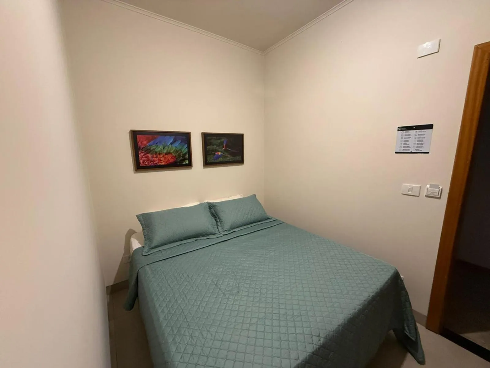 Bed in Hotel Santa Catarina