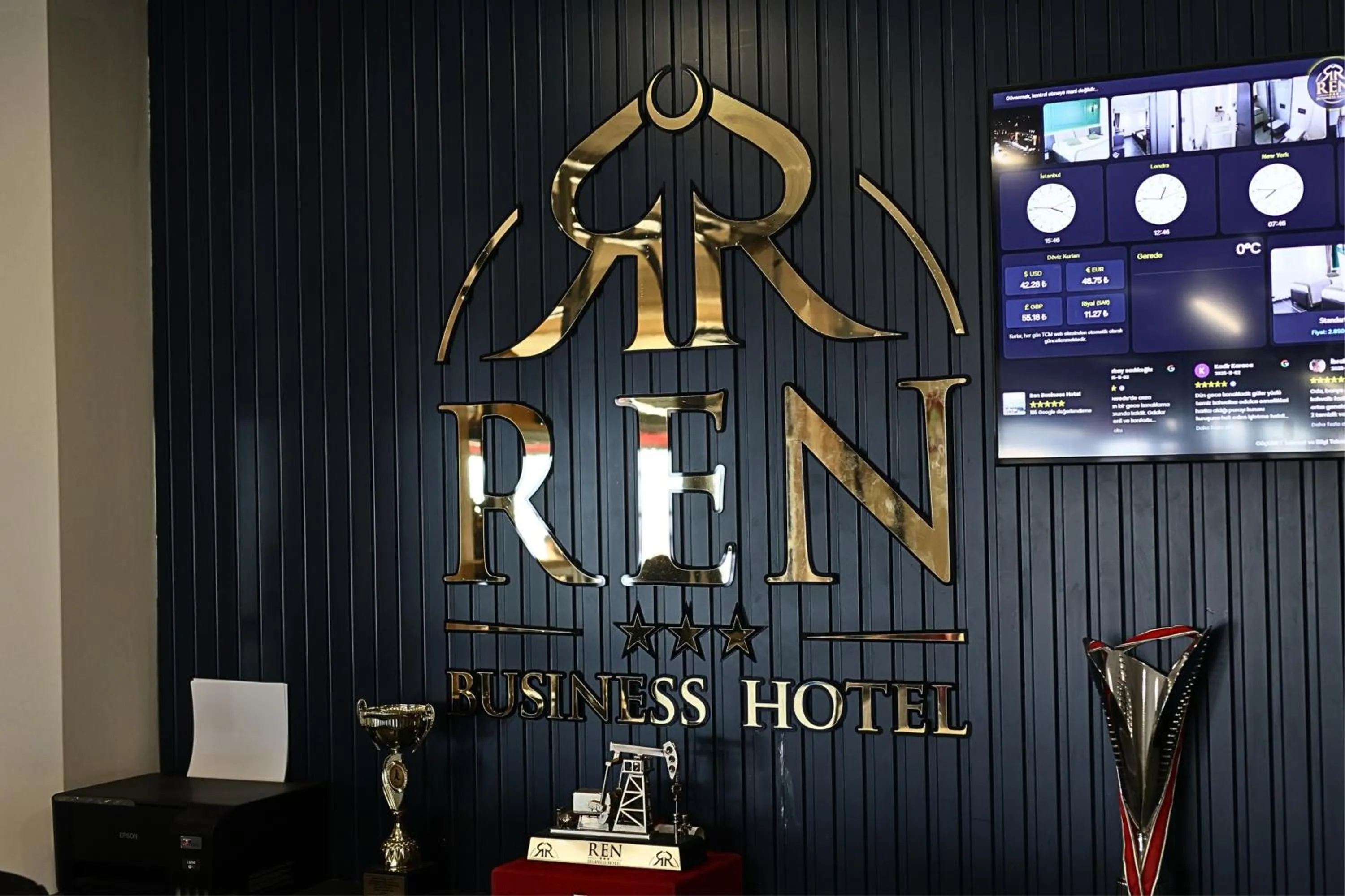 Logo/Certificate/Sign in Ren Business Hotel
