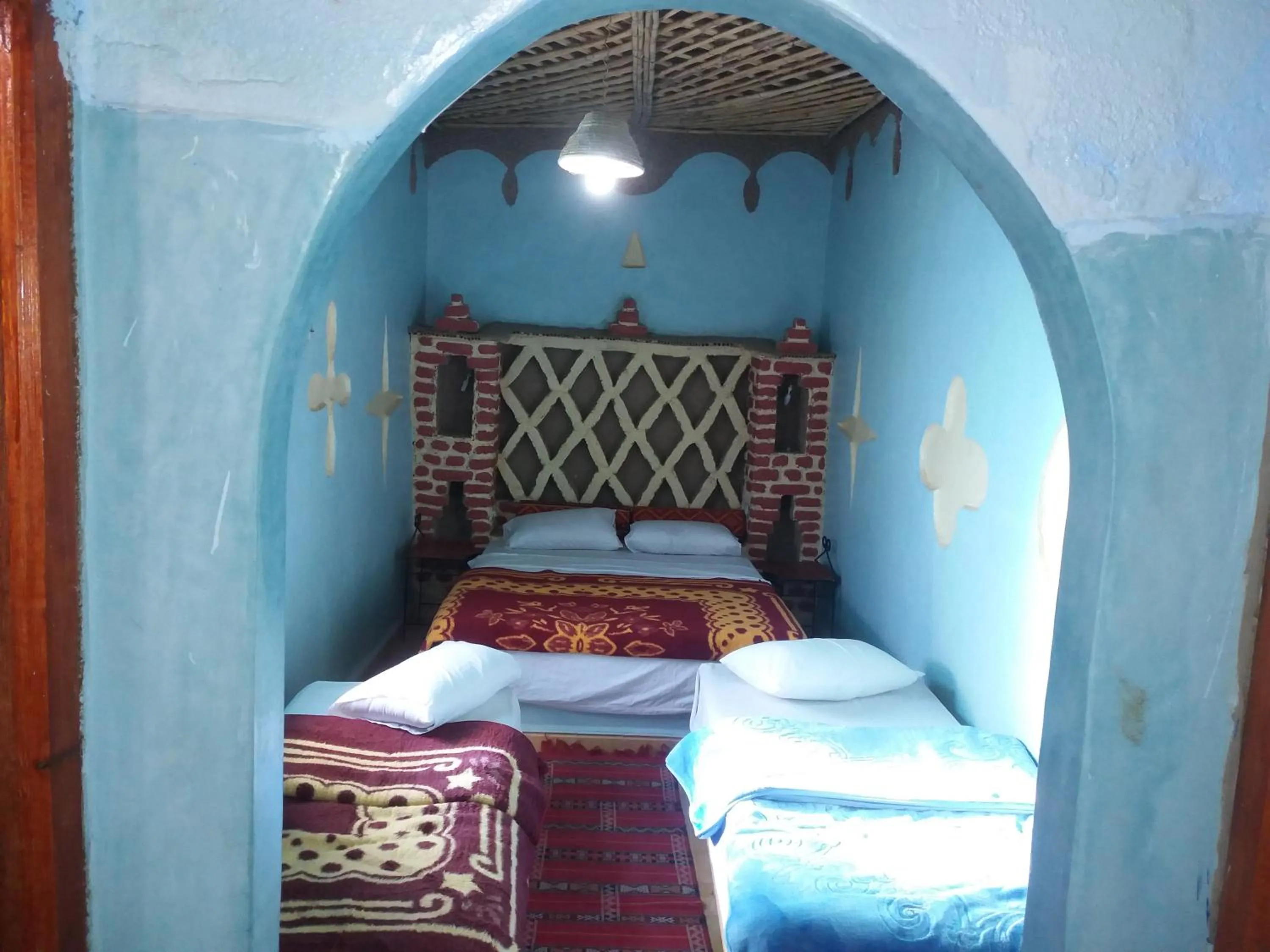 View (from property/room), Bed in Chez Belkacem