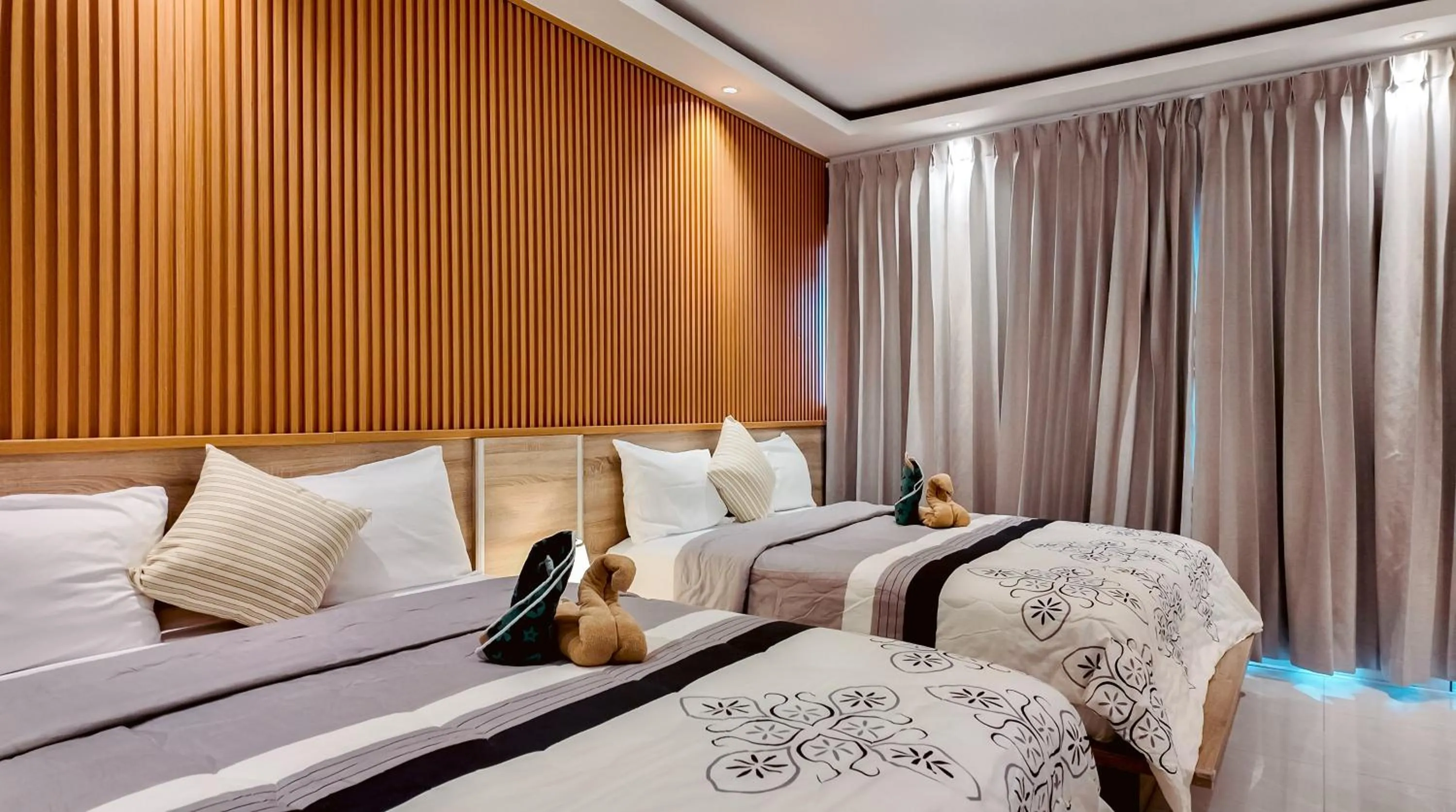 Bed in Soficu Hotel on the beach bayahibe