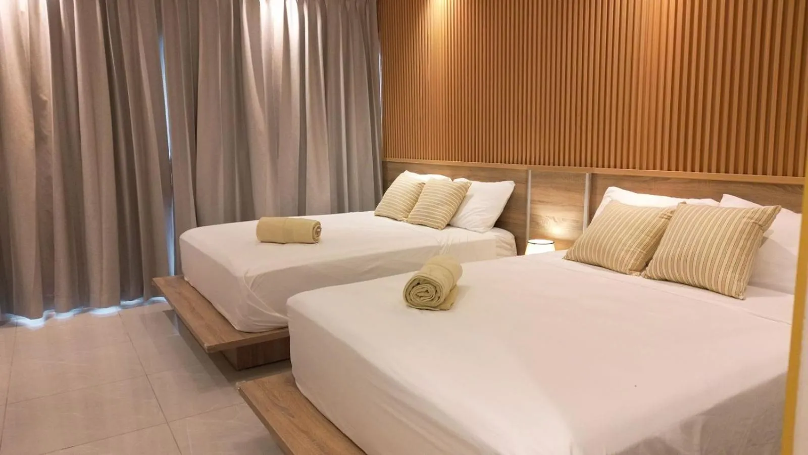 Bed in Soficu Hotel on the beach bayahibe