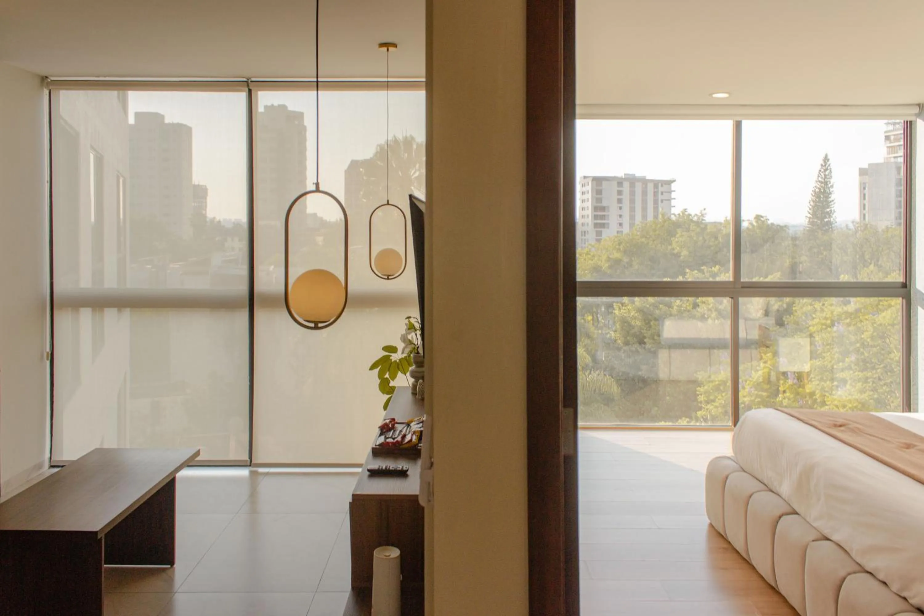 Bed in DHaus Guadalajara Country Club