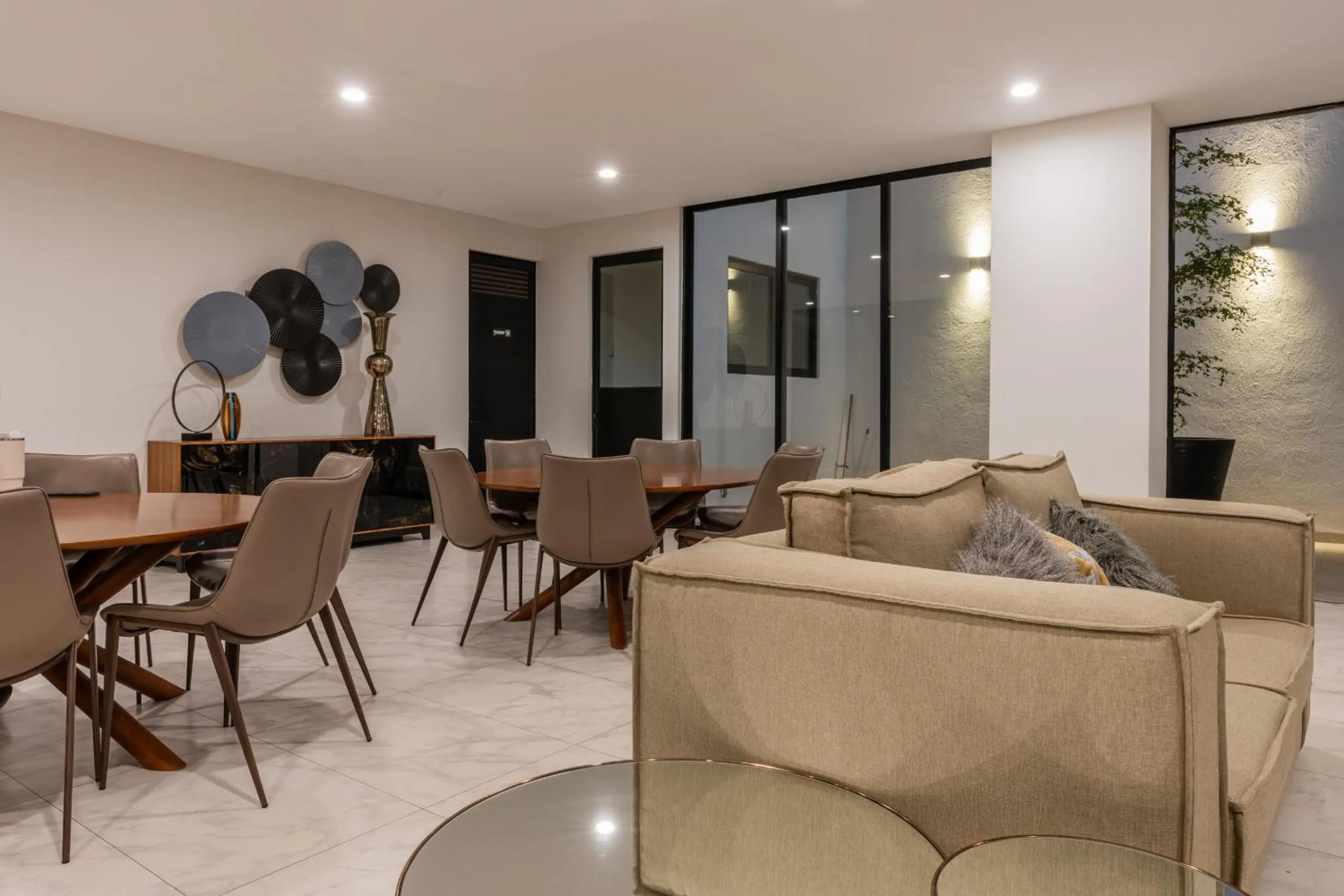 Seating area in DHaus Guadalajara Country Club