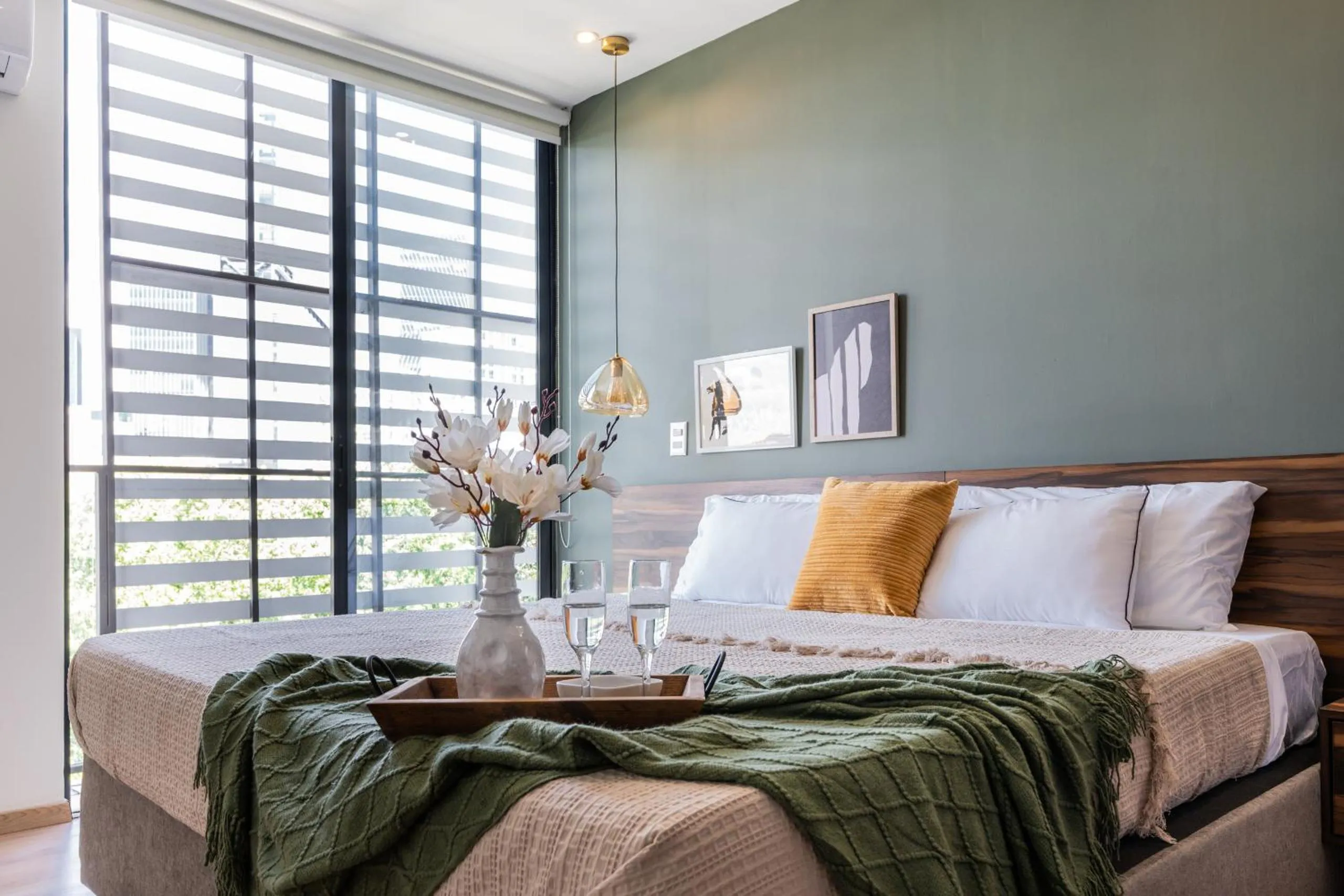 Bed in DHaus Guadalajara Country Club