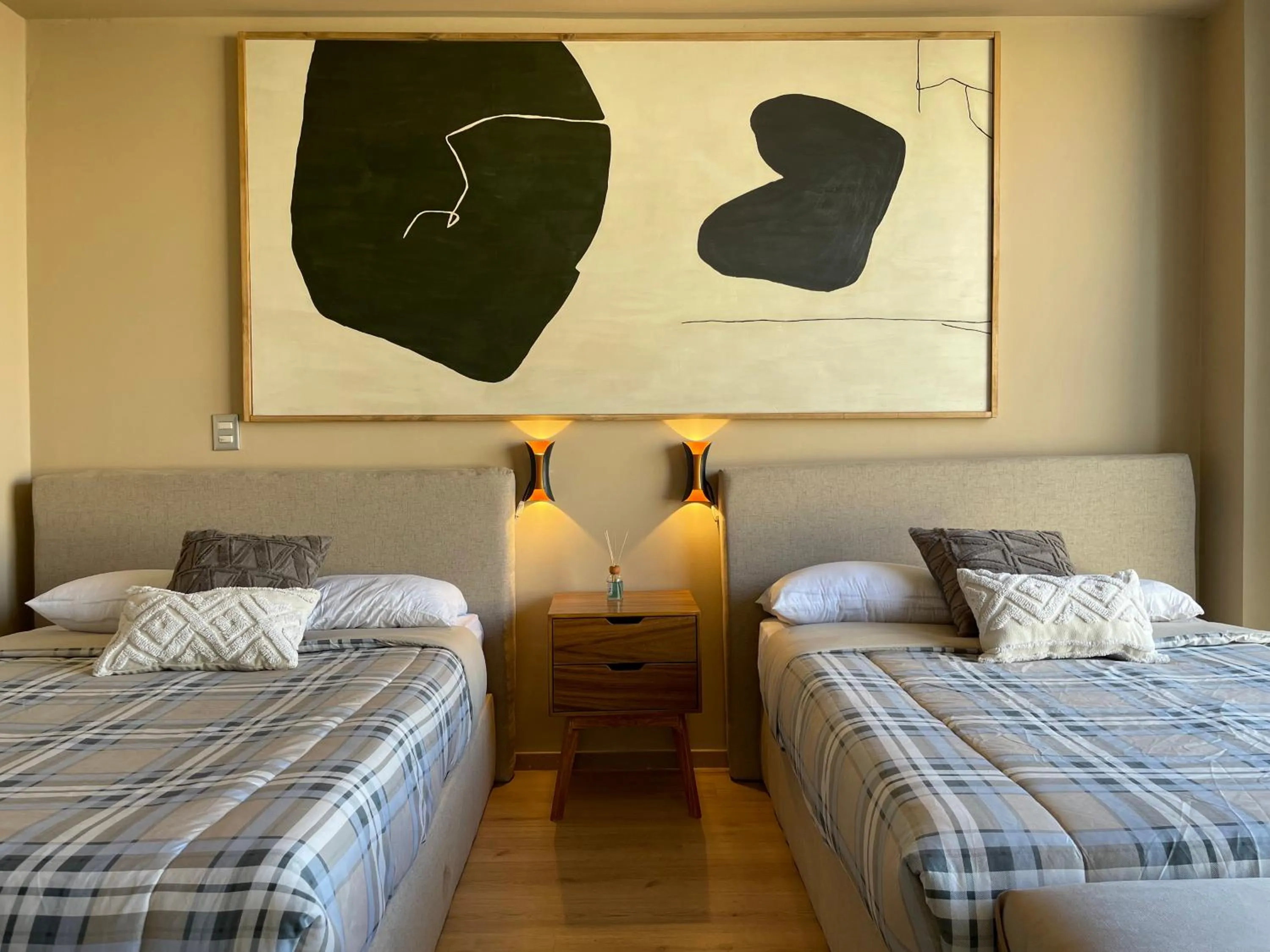 Bed in DHaus Guadalajara Country Club