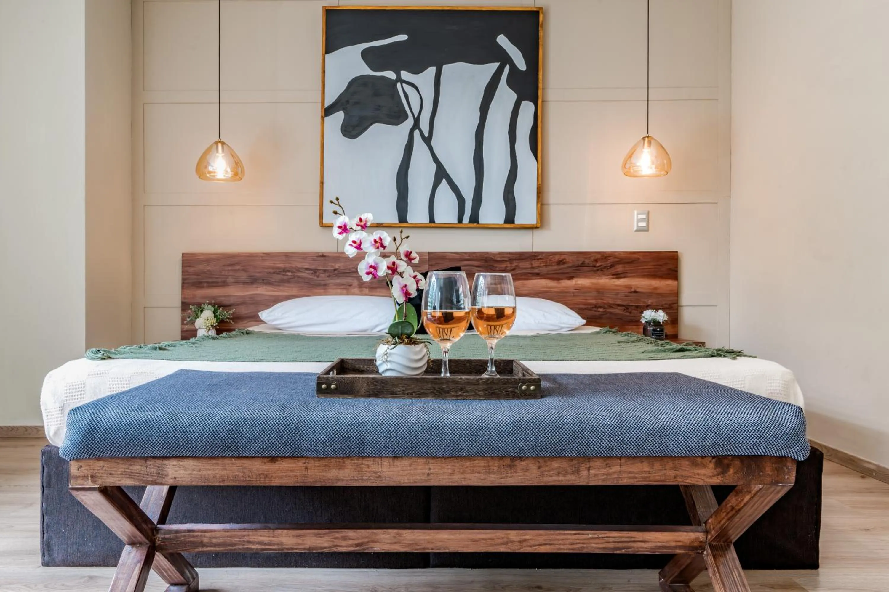 Bed in DHaus Guadalajara Country Club