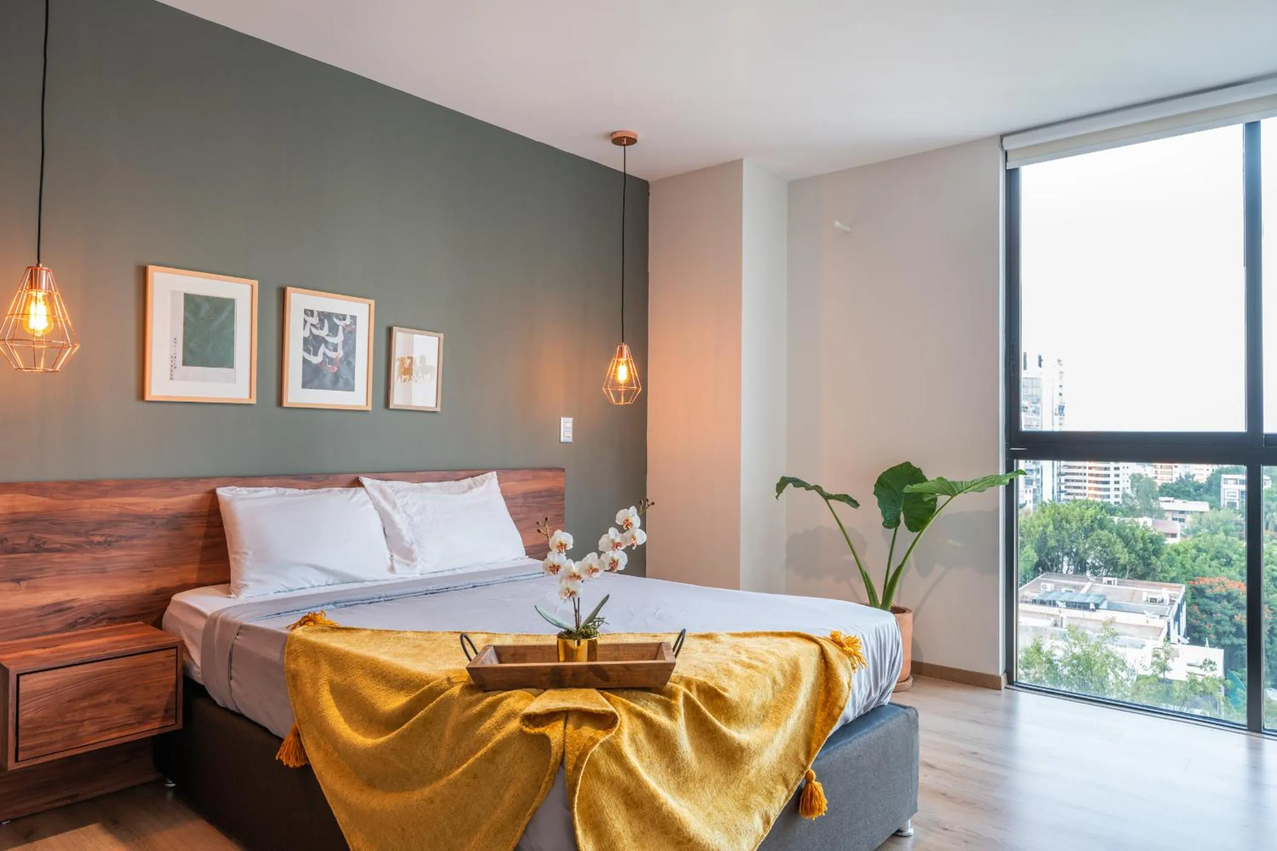 Bed in DHaus Guadalajara Country Club