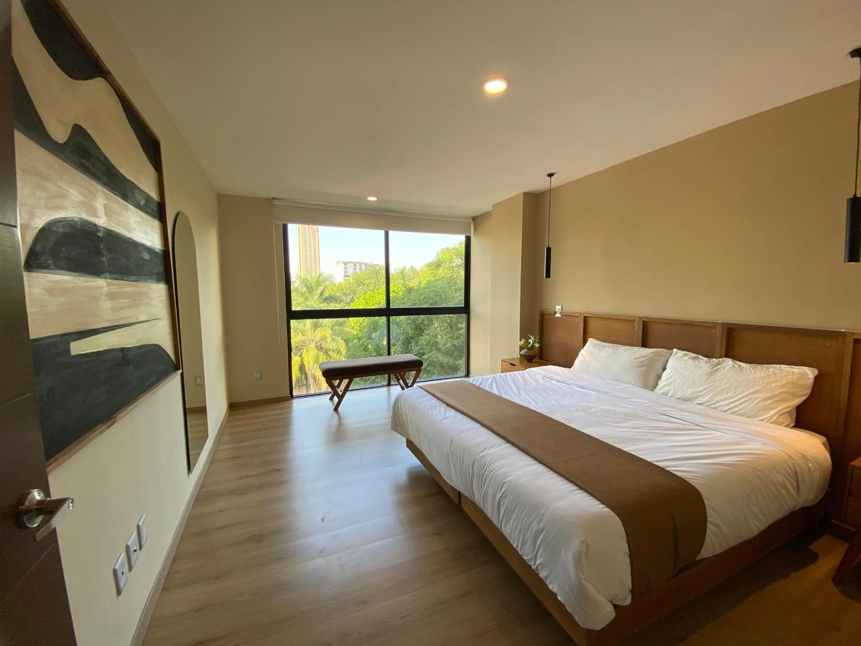 Bed in DHaus Guadalajara Country Club