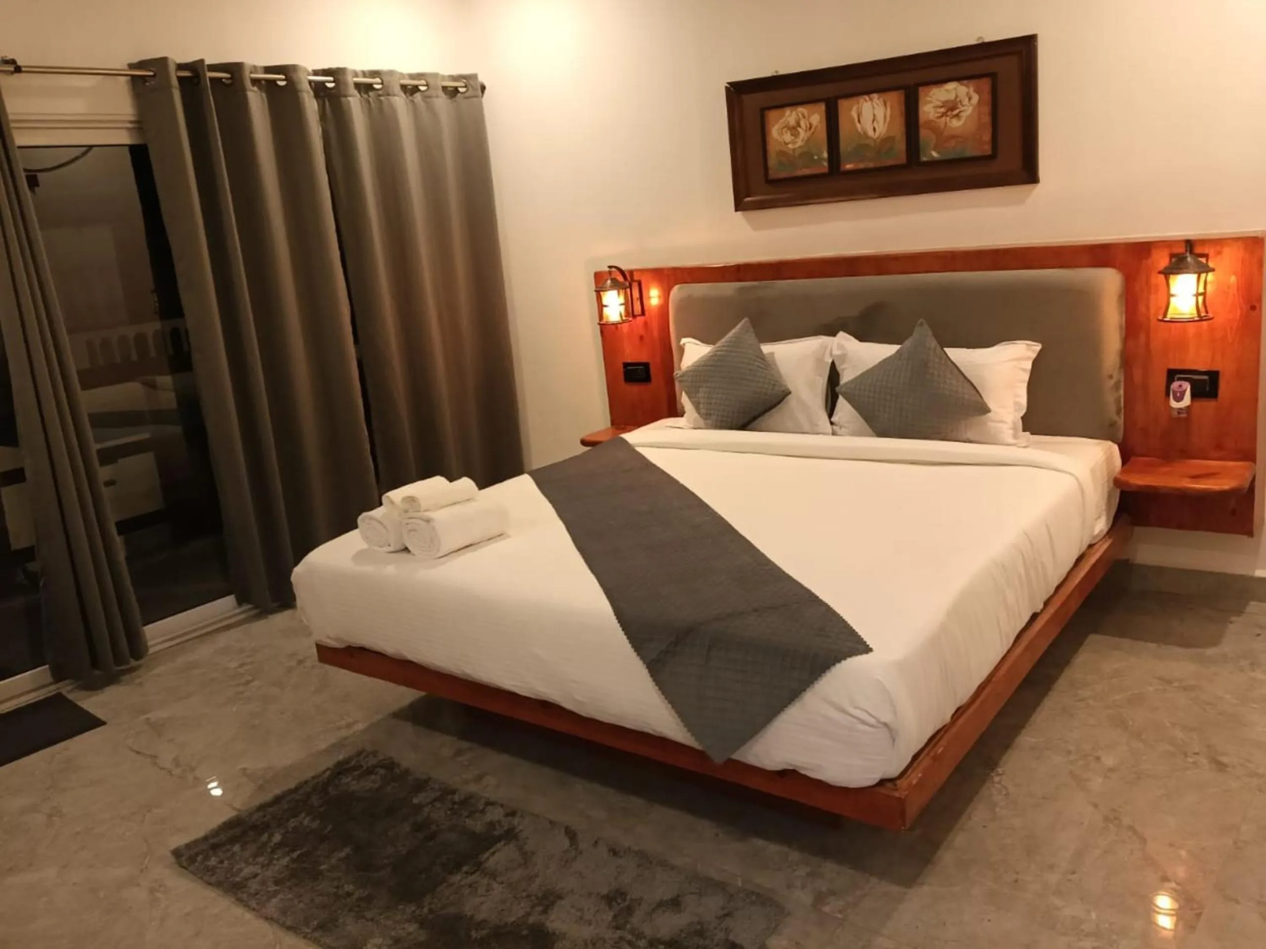 Bed in White Turtle Resort