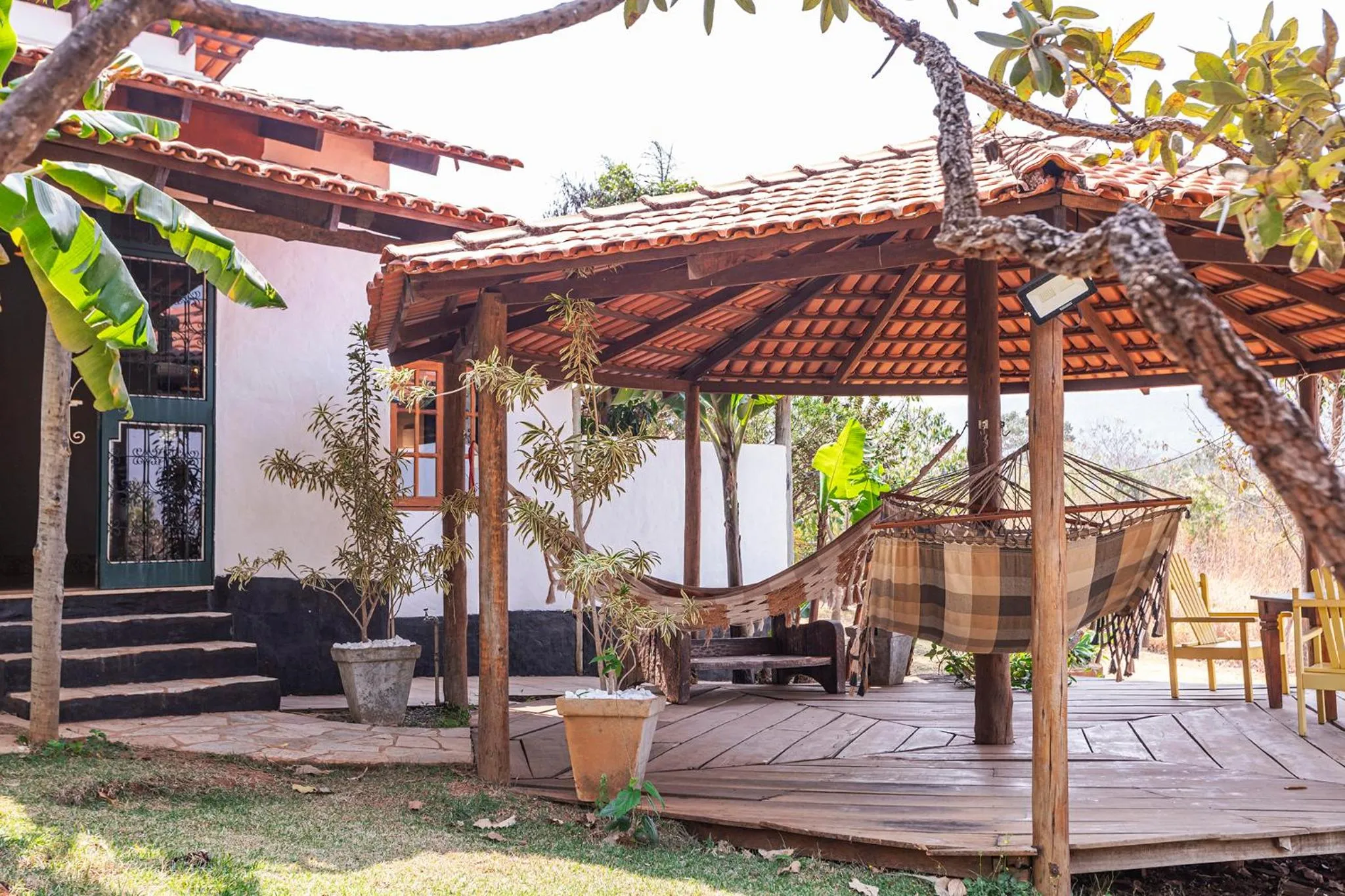 Balcony/Terrace in Pousada Vereda da Serra