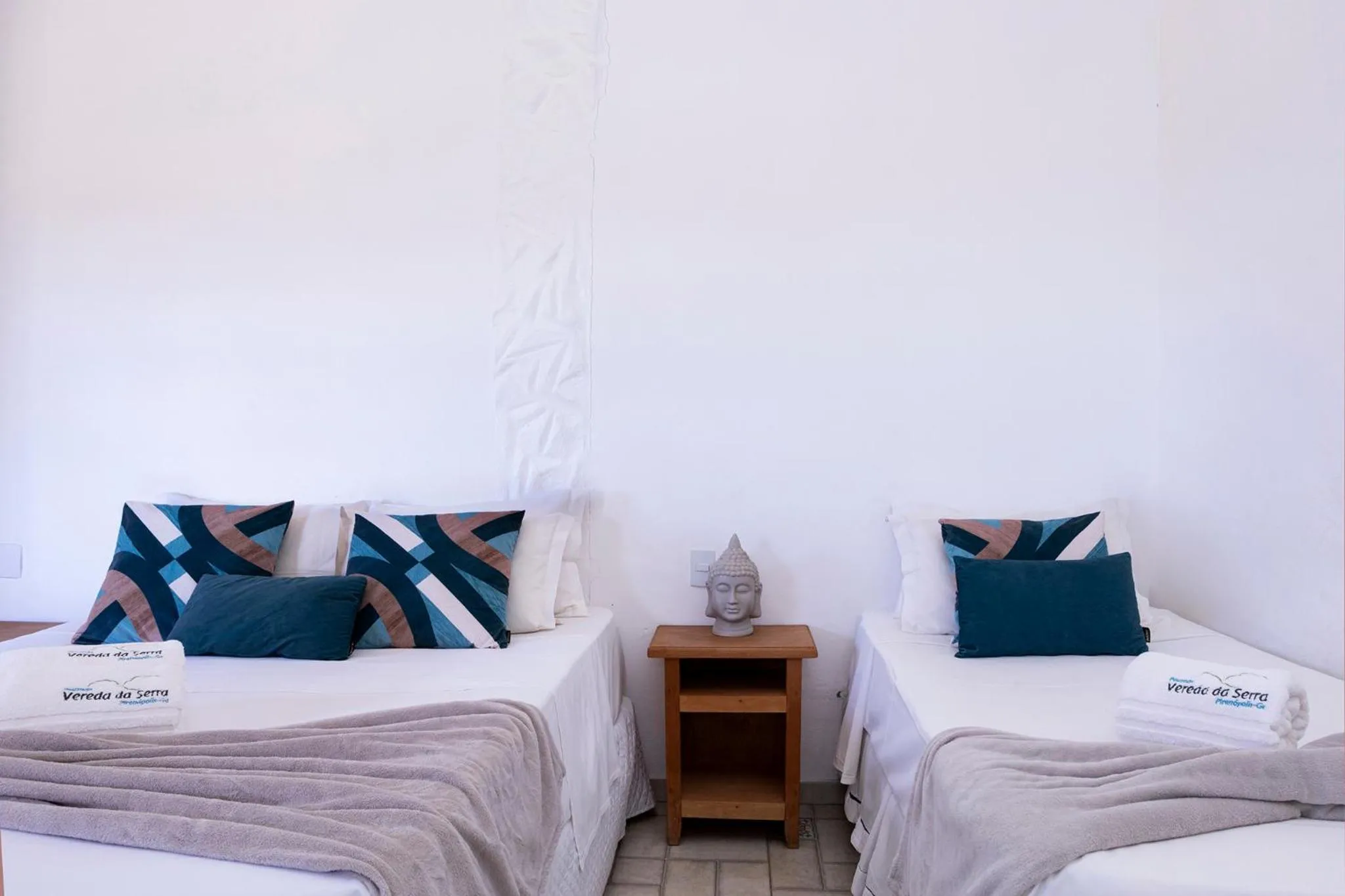 Bed in Pousada Vereda da Serra