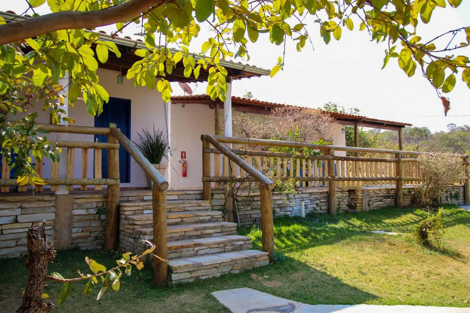 Patio in Pousada Vereda da Serra