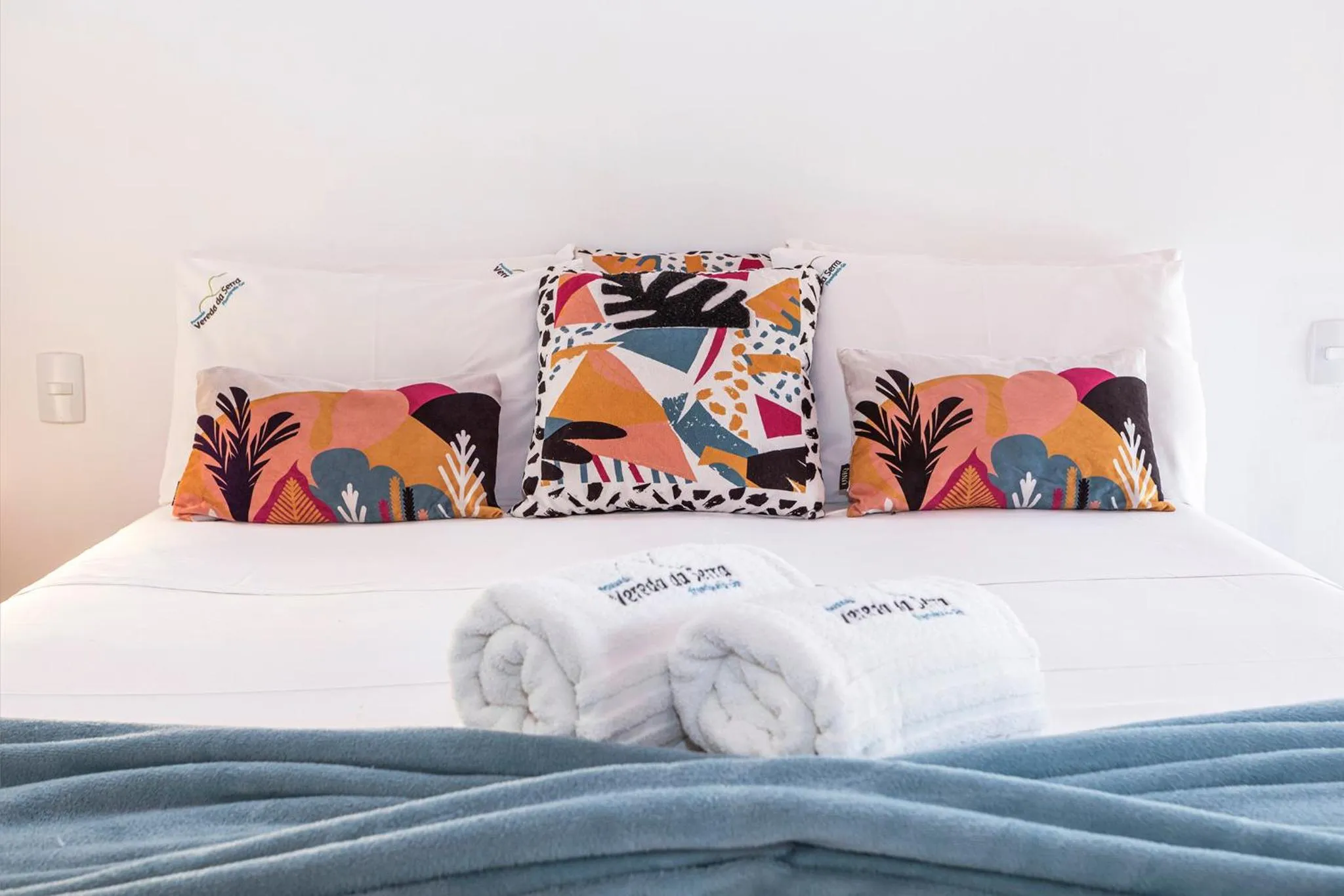 Bed in Pousada Vereda da Serra