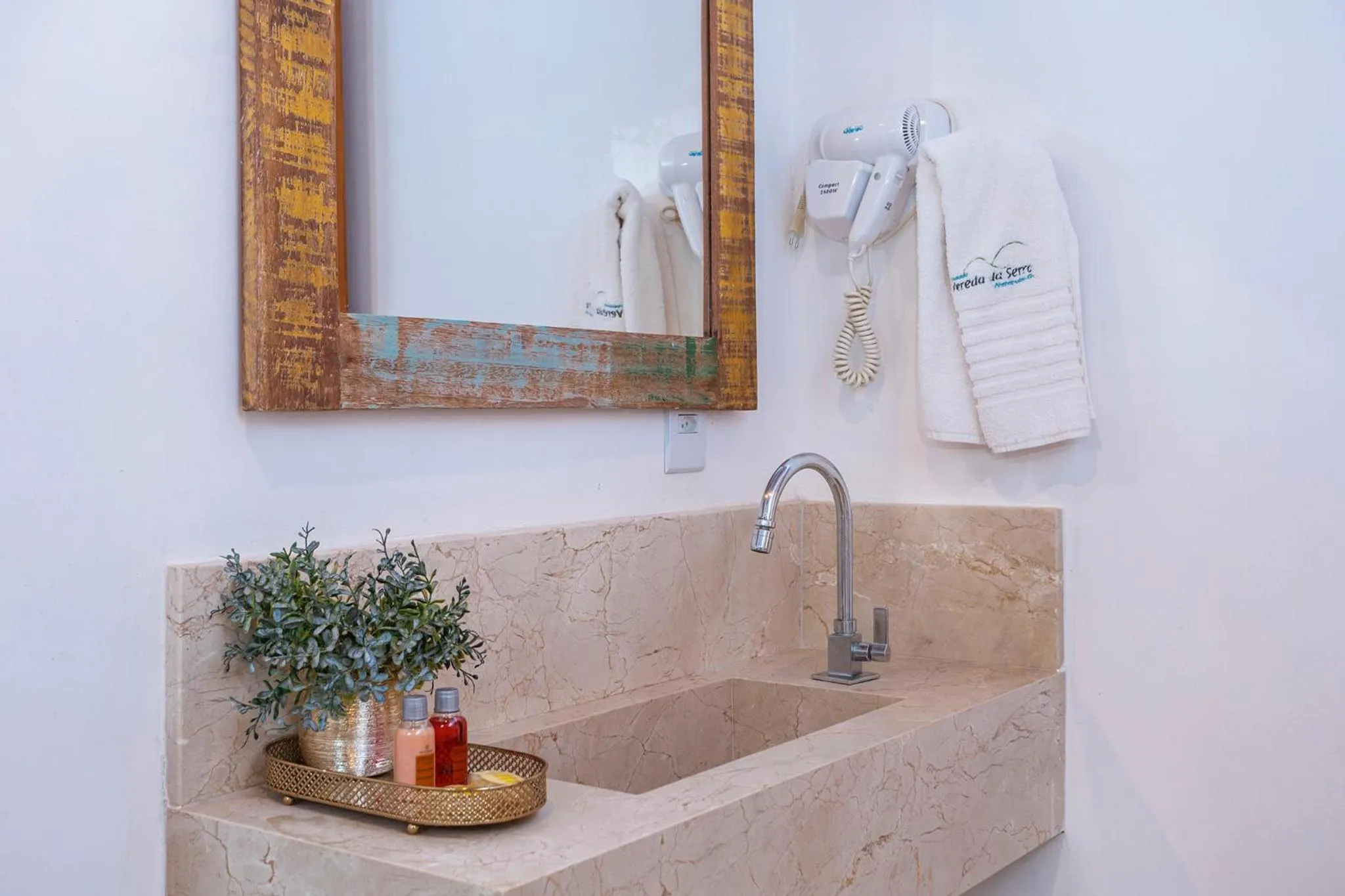 Bathroom in Pousada Vereda da Serra