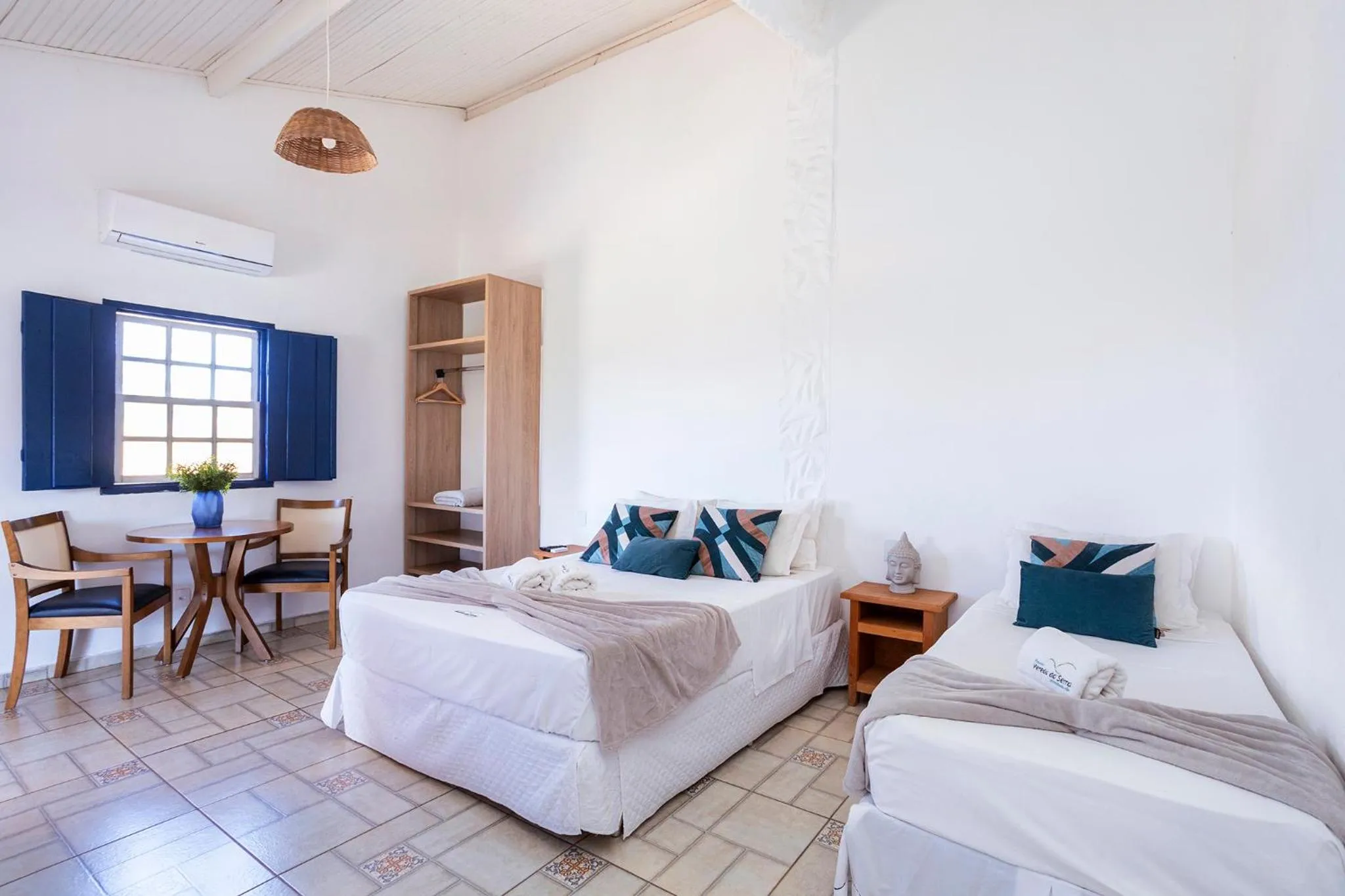 Bed in Pousada Vereda da Serra