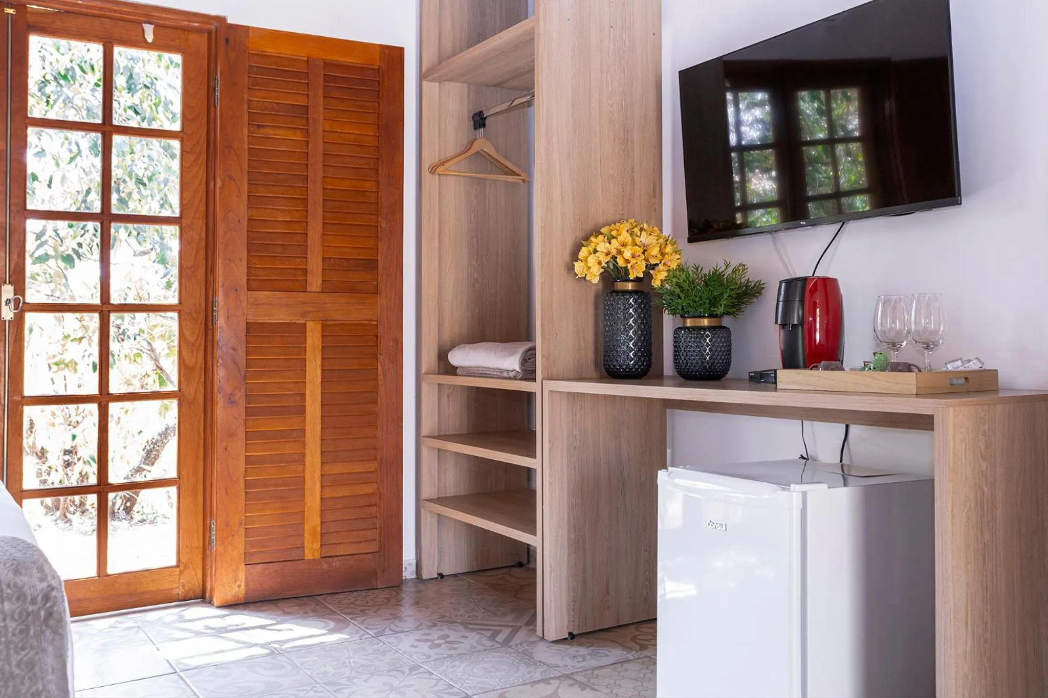 TV and multimedia in Pousada Vereda da Serra