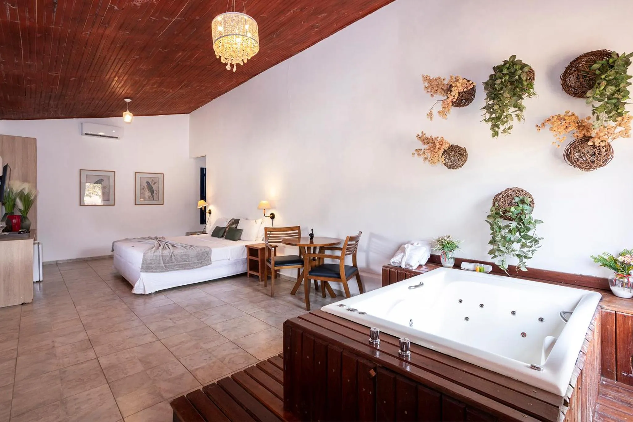 Hot Tub in Pousada Vereda da Serra