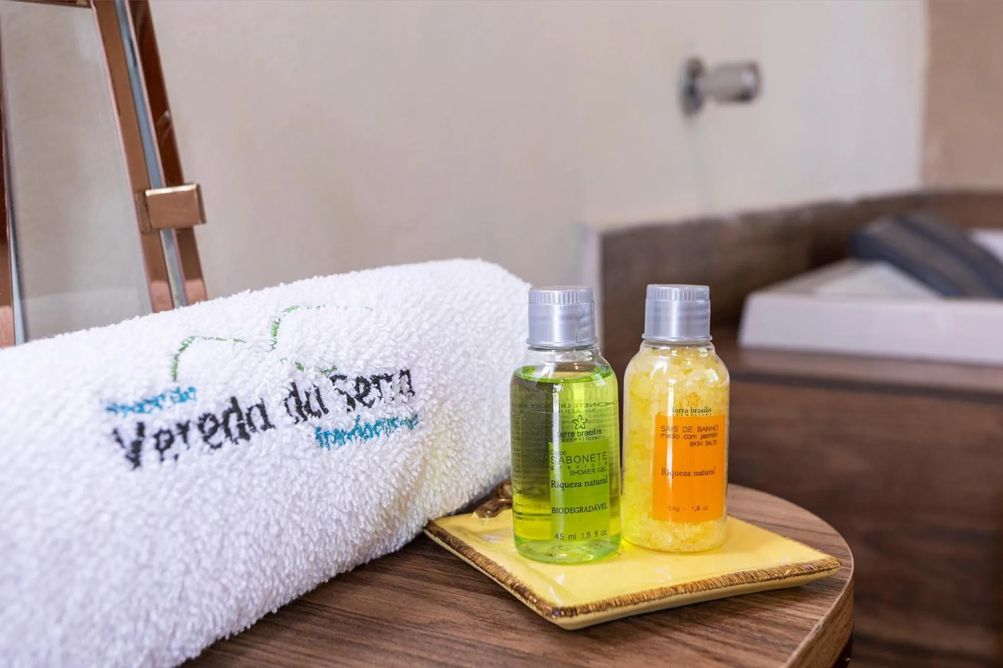 Area and facilities, Bed in Pousada Vereda da Serra