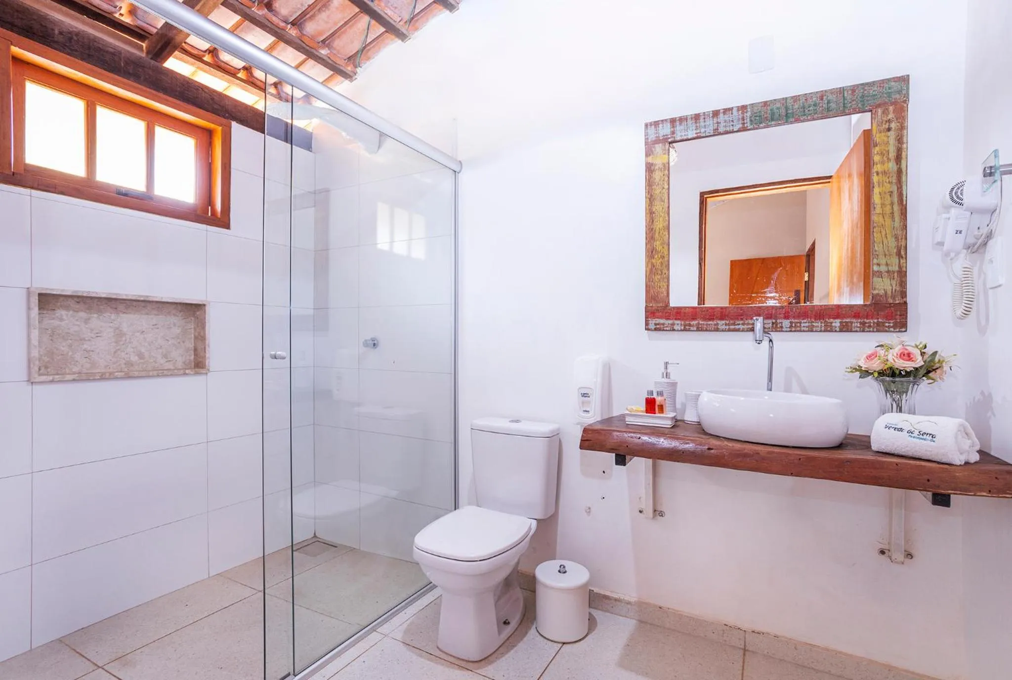 Shower in Pousada Vereda da Serra