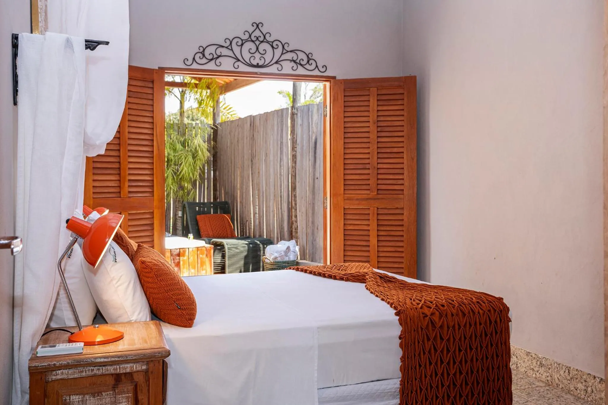 Bed in Pousada Vereda da Serra