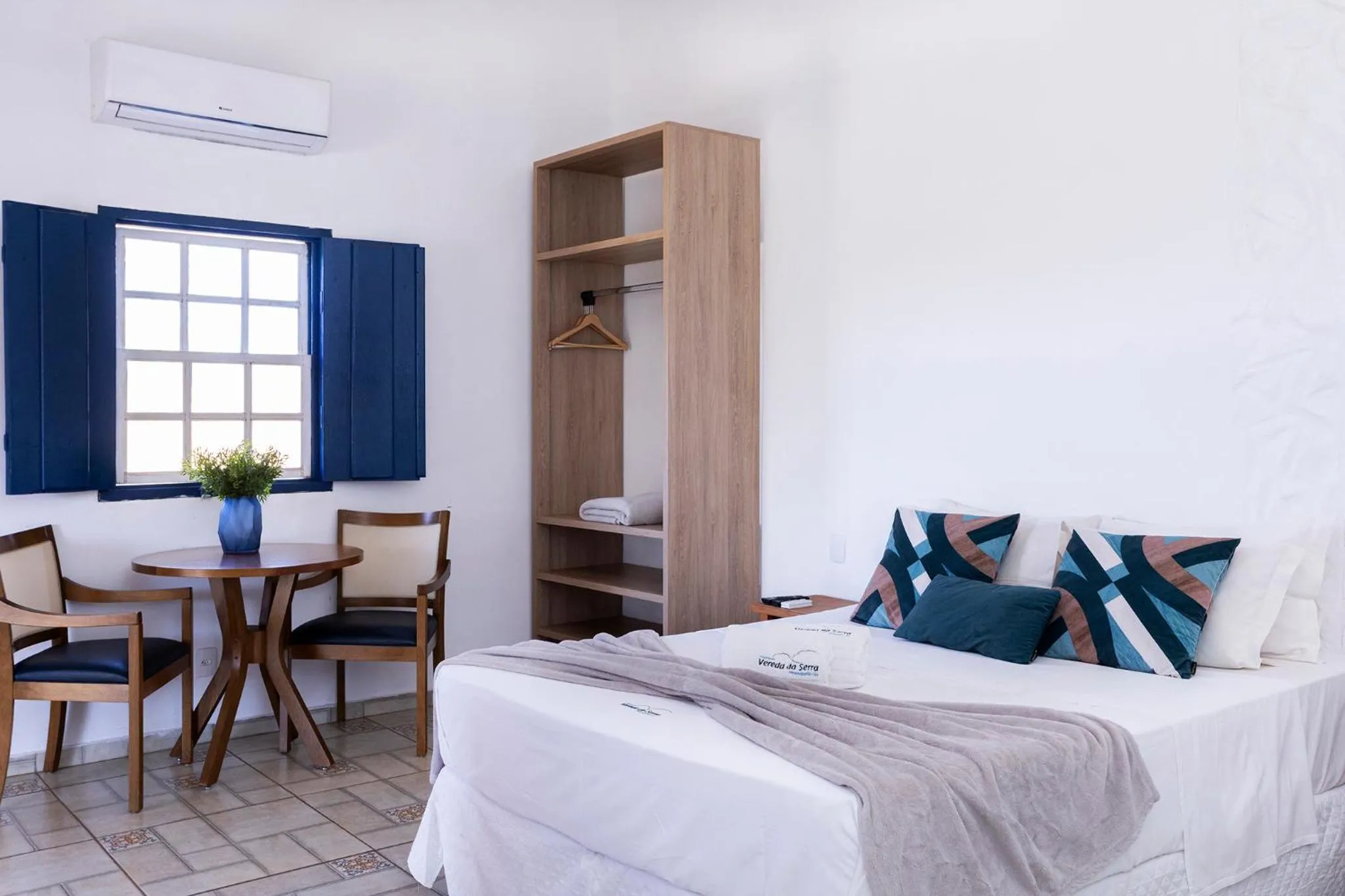 Bed in Pousada Vereda da Serra