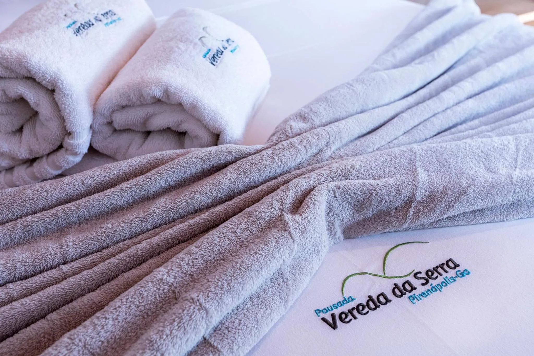 Bed in Pousada Vereda da Serra