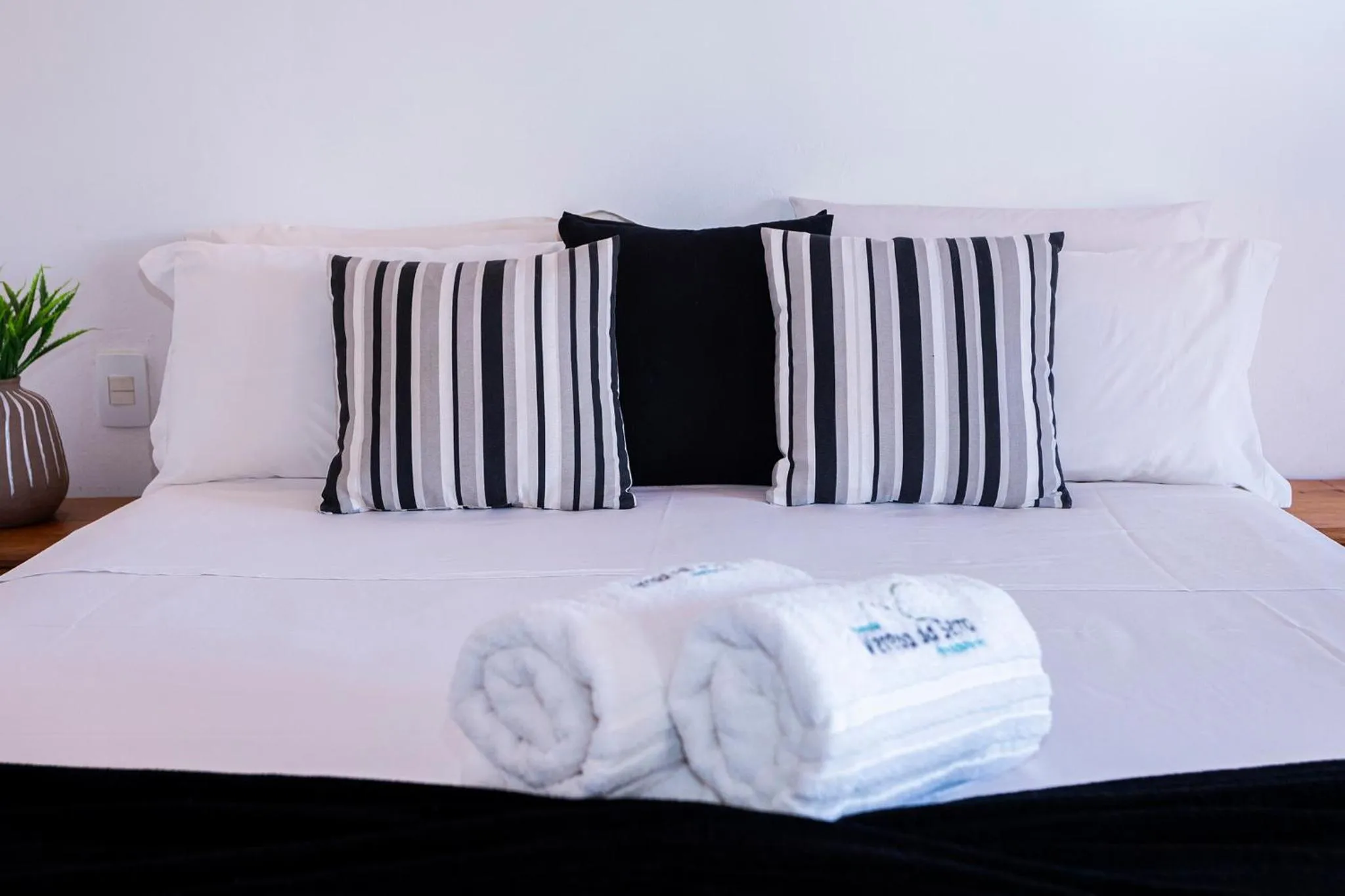 Bed in Pousada Vereda da Serra