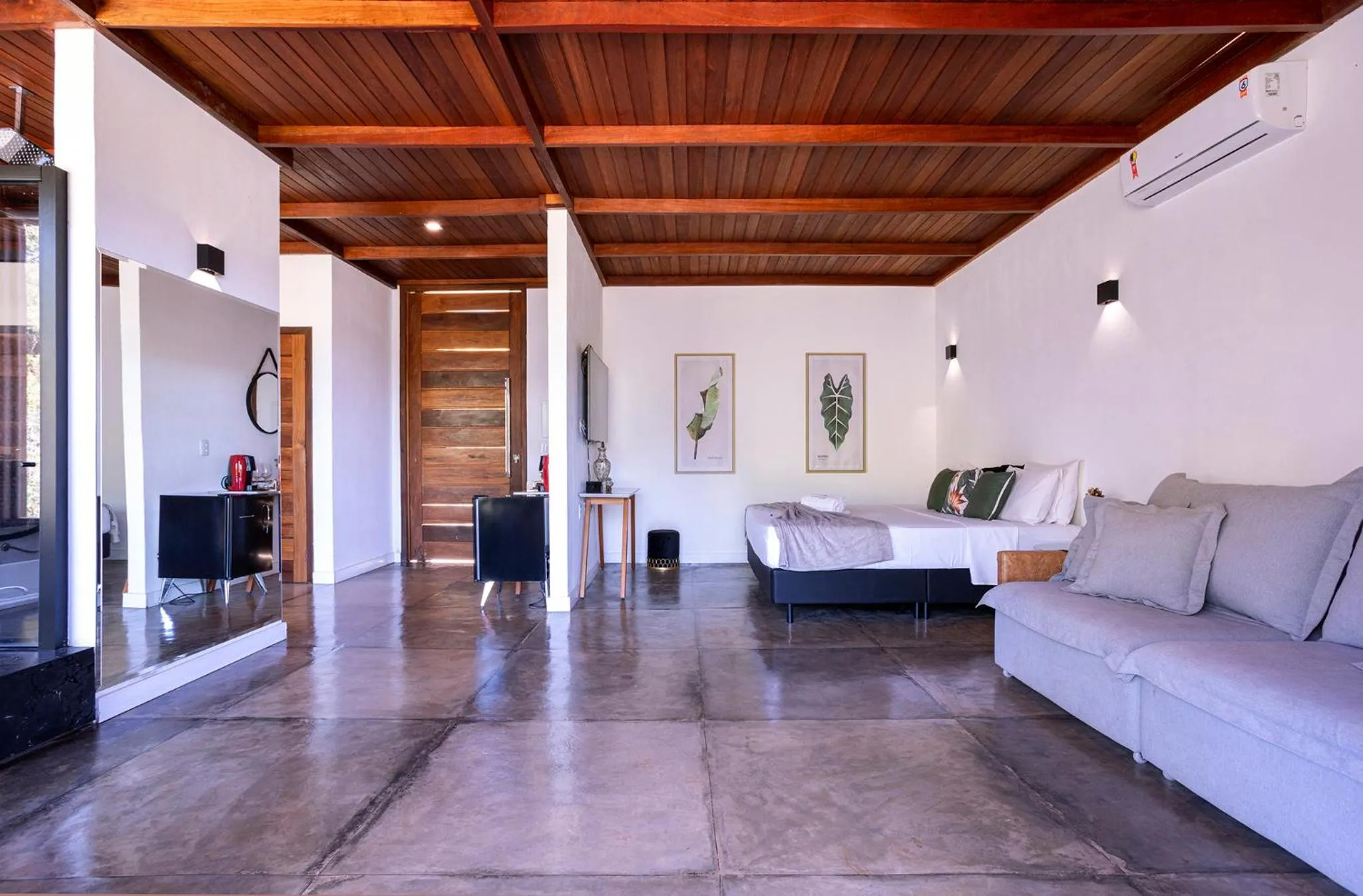 Bed in Pousada Vereda da Serra