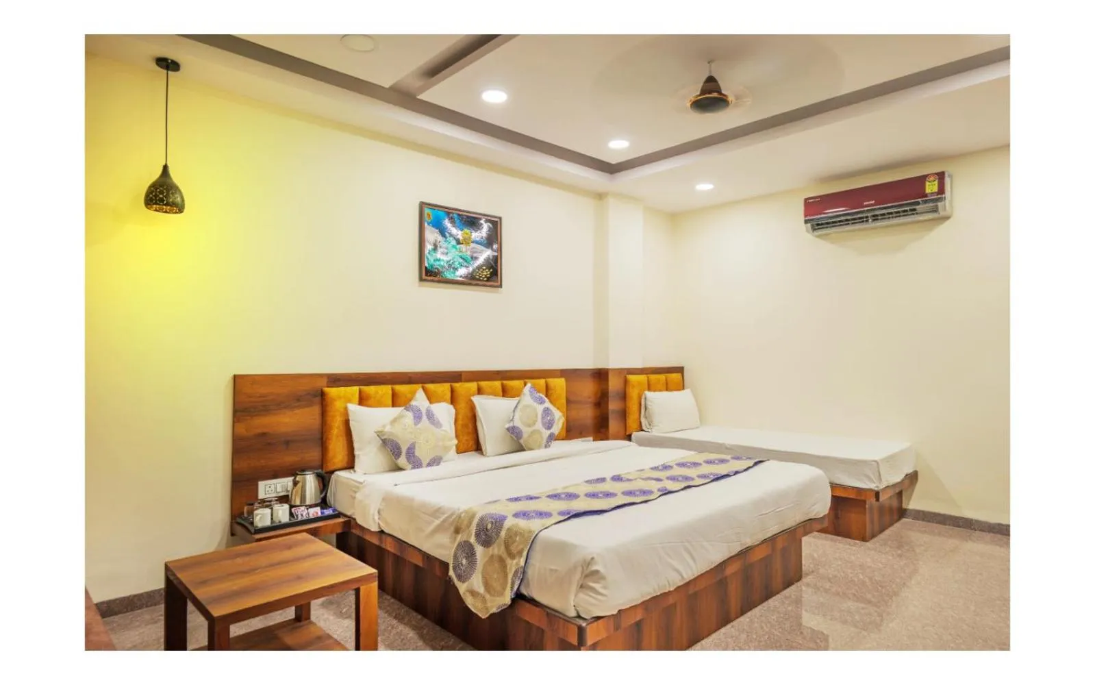 Bed in Hotel Dream Inn