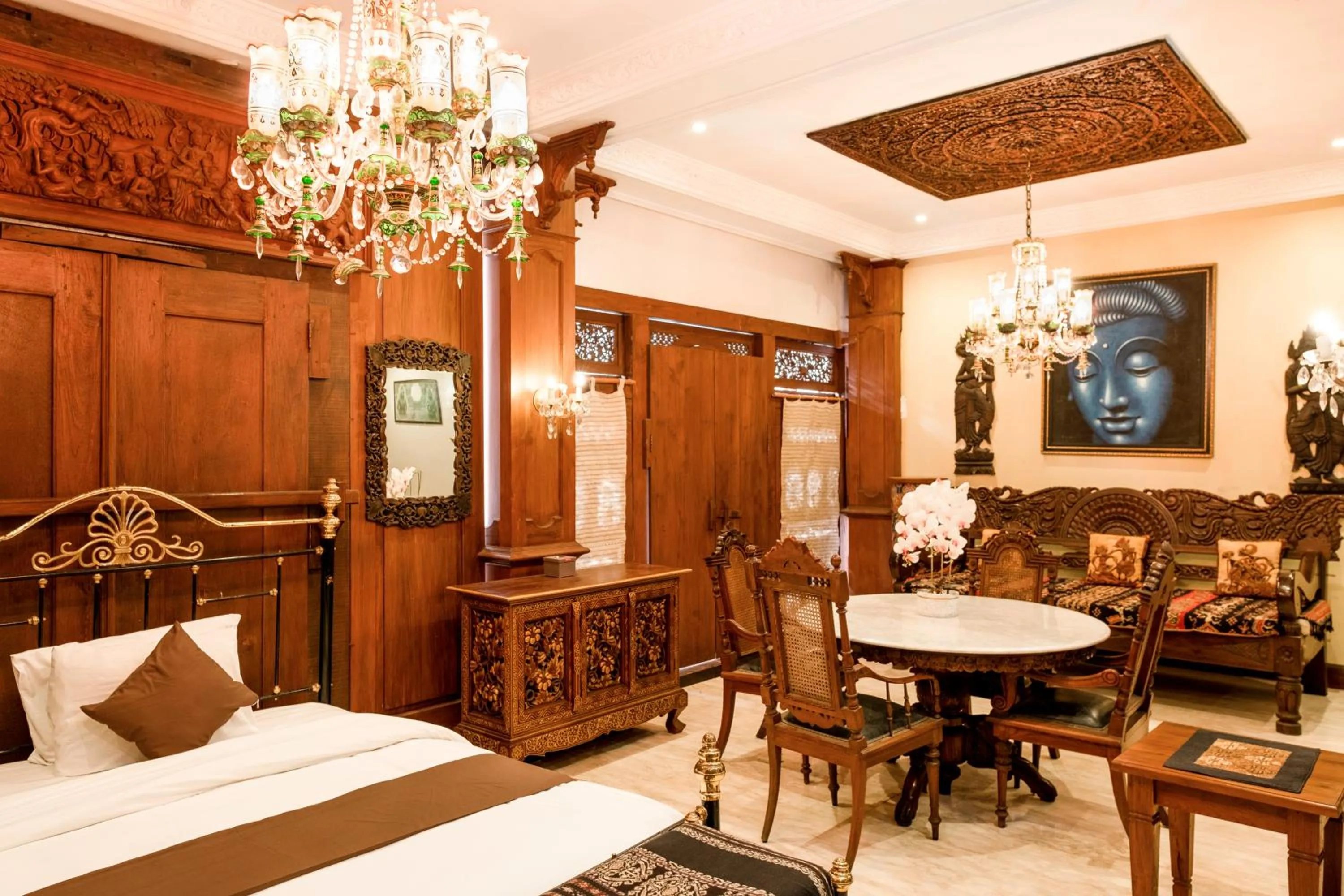 Bedroom, Bed in Rumah Pesik Art & Heritage Hotel