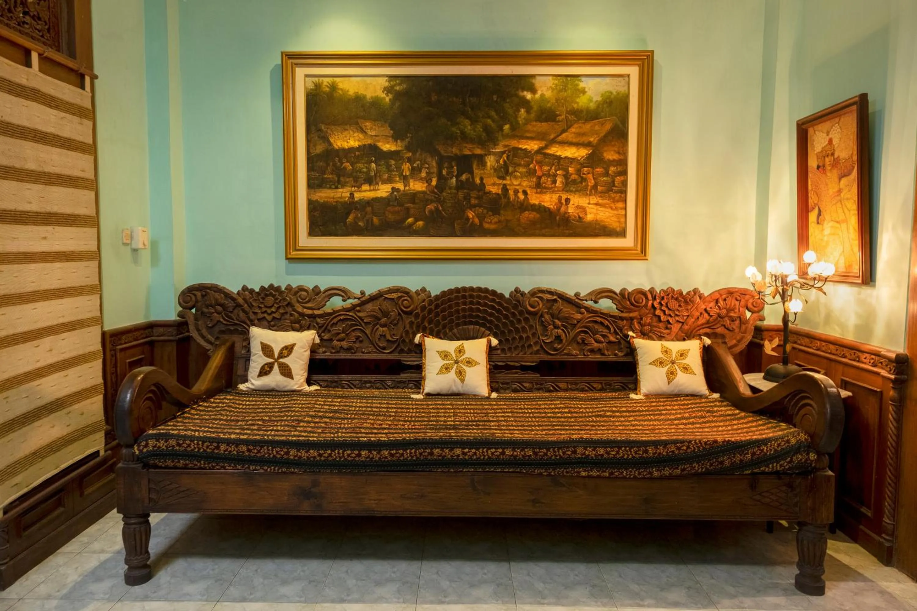 Living room in Rumah Pesik Art & Heritage Hotel