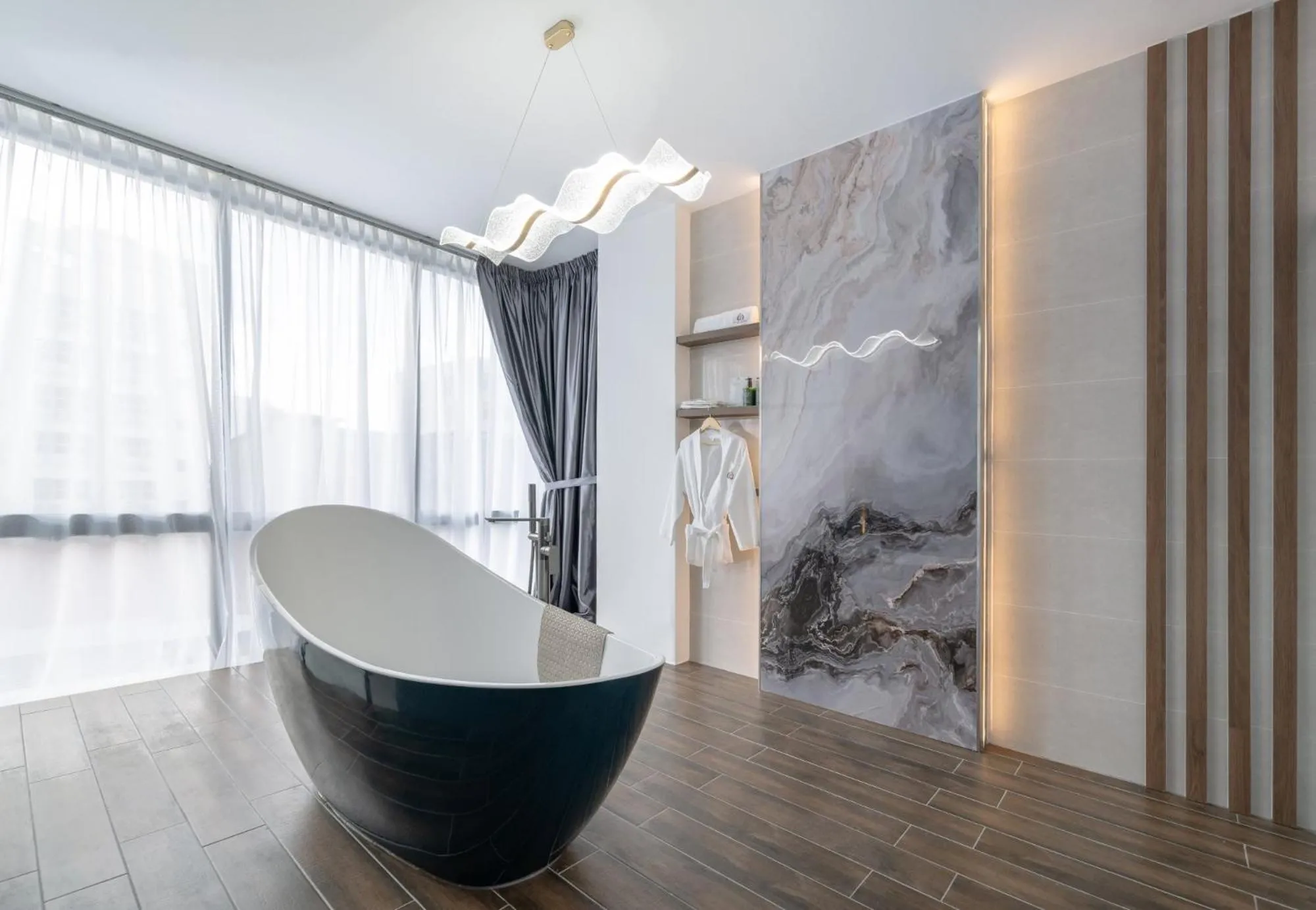 Bathroom in Saturn Hotel