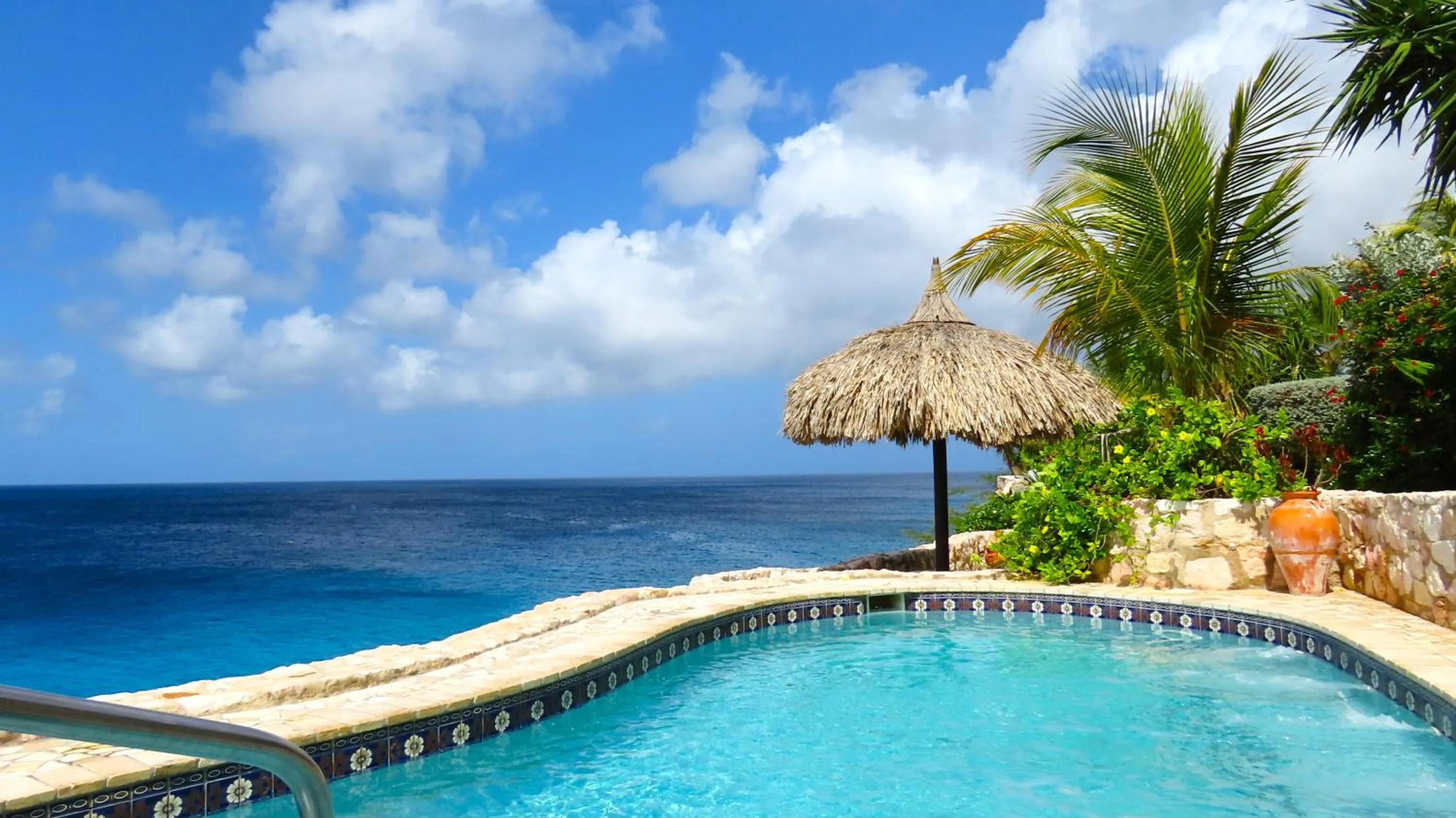 Pool view in Lagun Blou Resort - Curacao