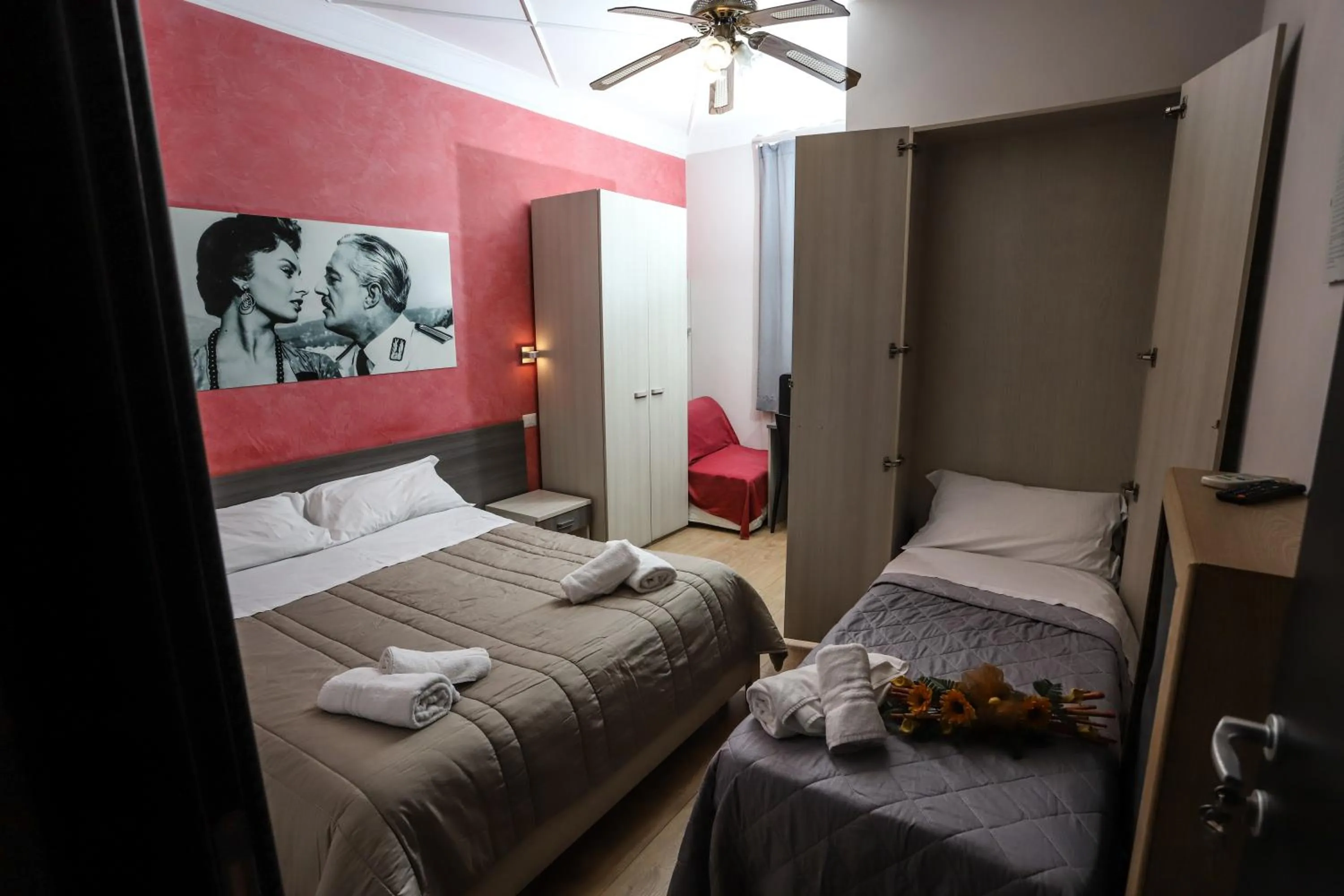 Bed in B&B Central Palace King Of Rome