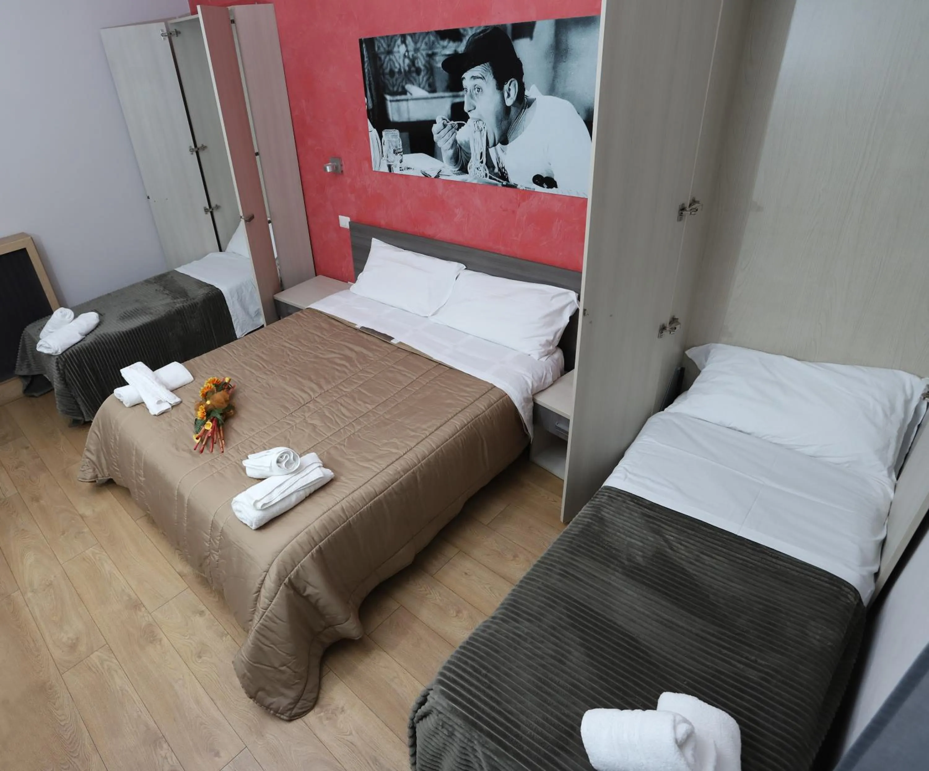 Bed in B&B Central Palace King Of Rome