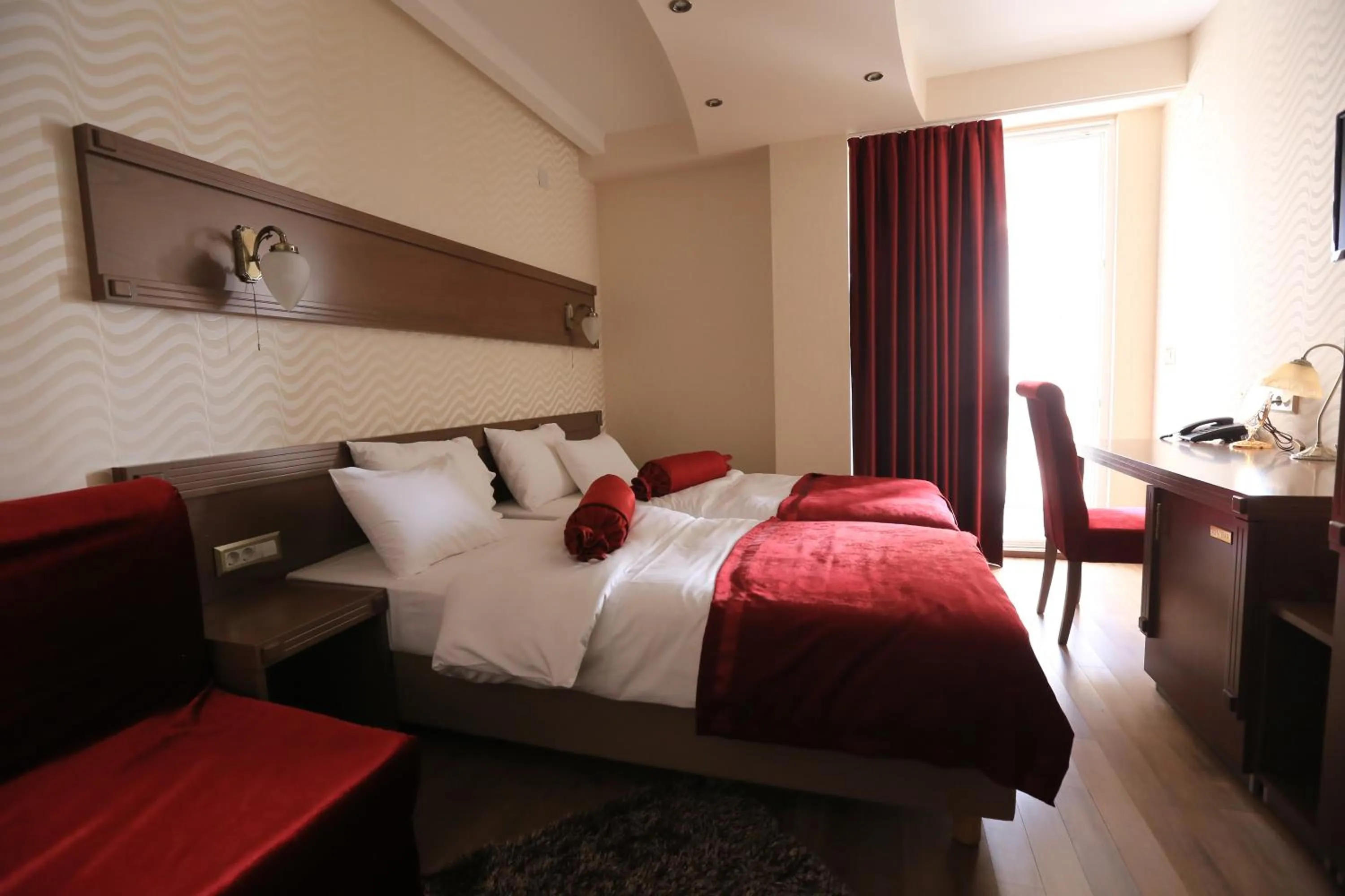 Decorative detail, Bed in City Palace Hotel