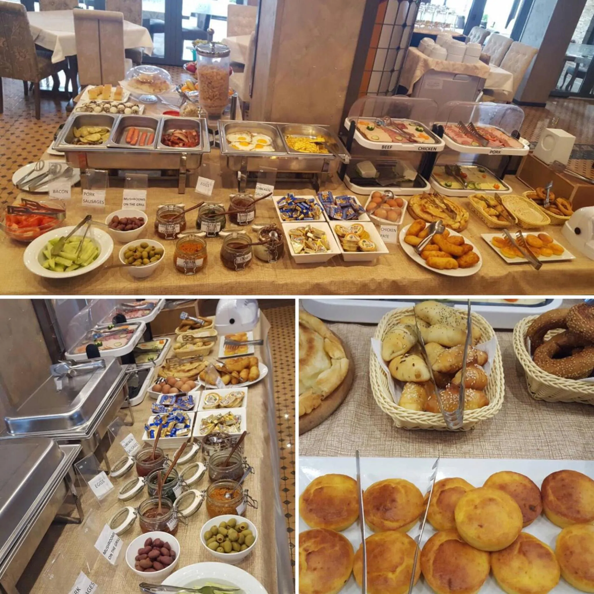 Buffet breakfast in City Palace Hotel