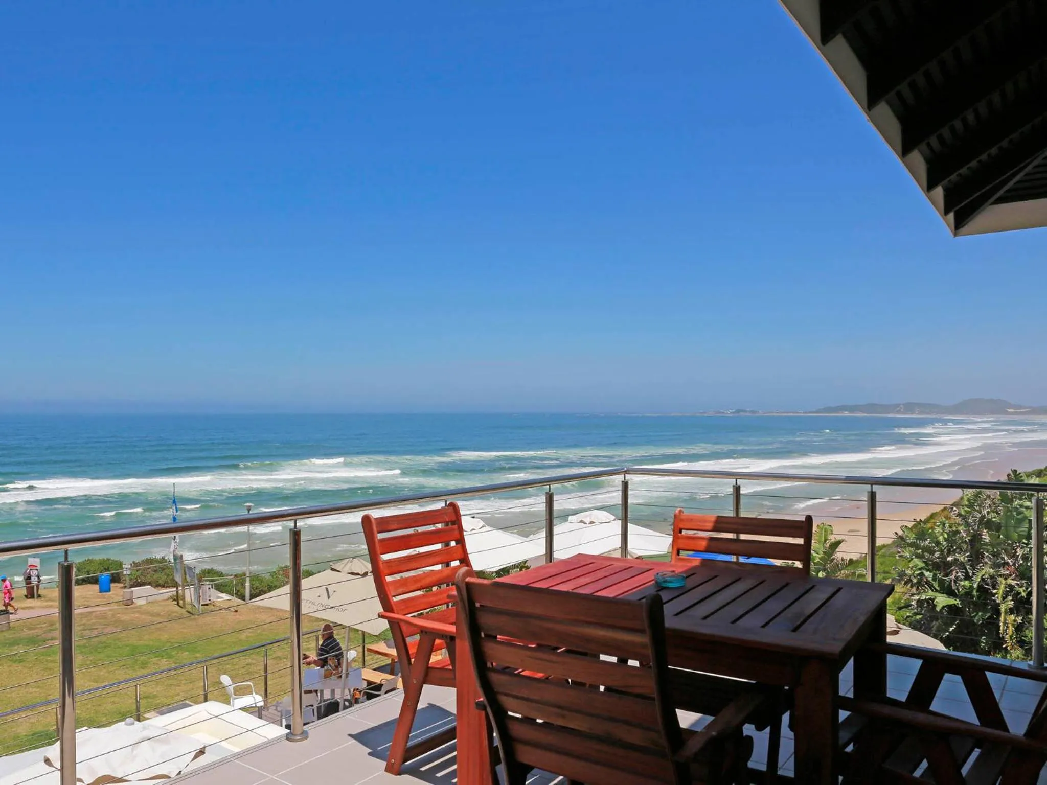 Patio in Brenton Haven Beachfront Resort