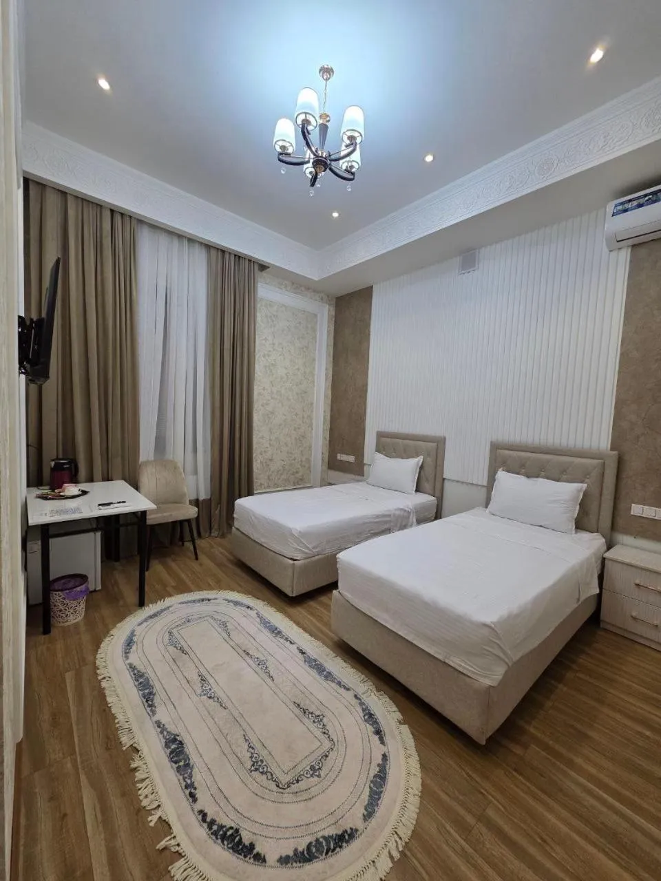 Bed in Old City Samarkand Hotel