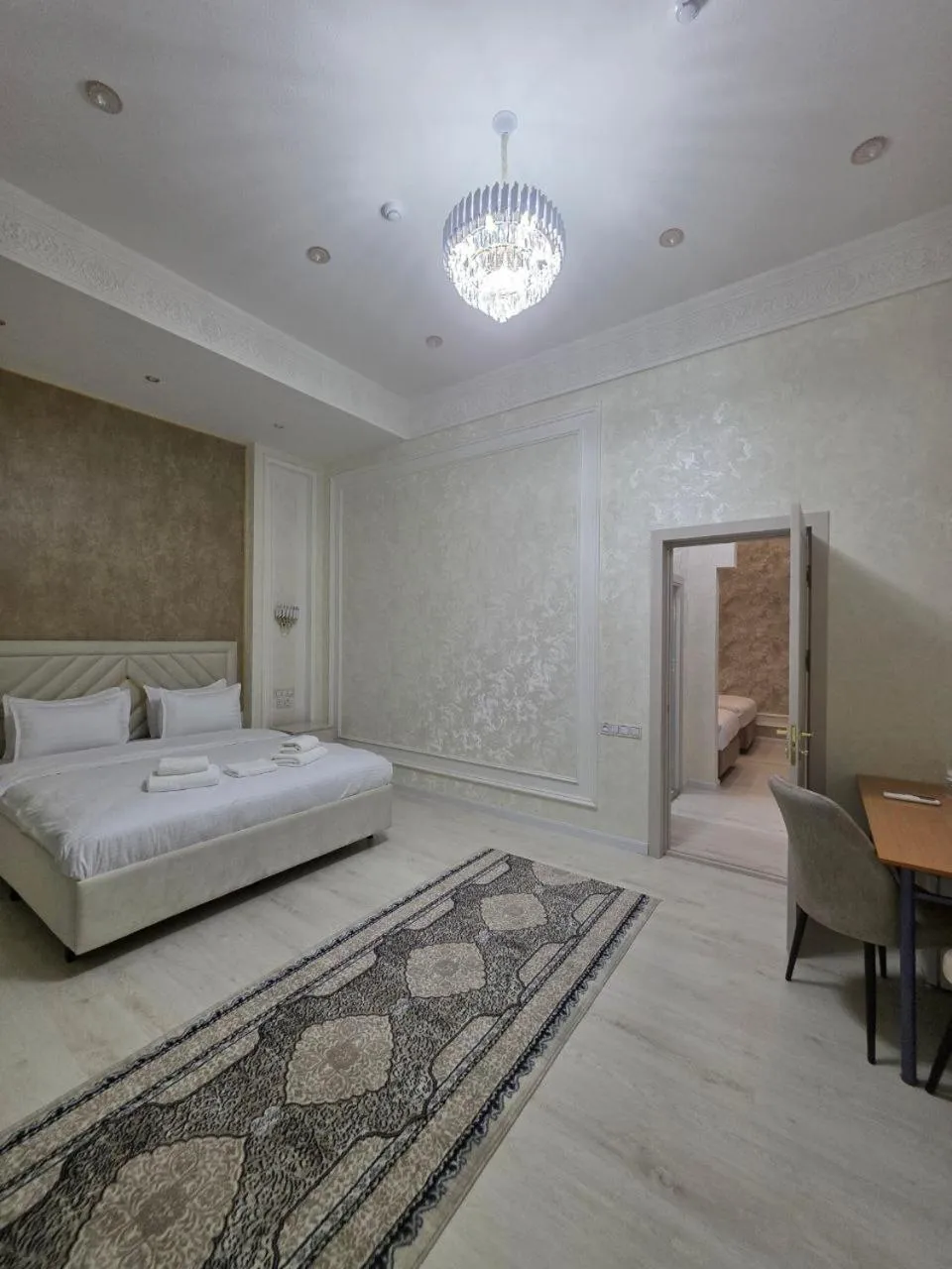 Bed in Old City Samarkand Hotel