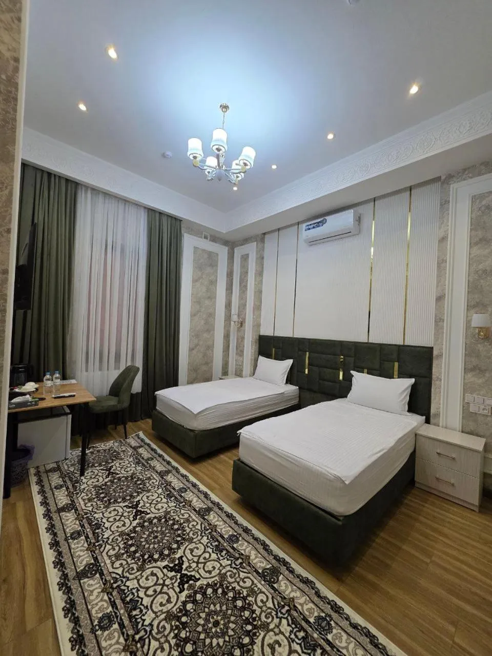Bed in Old City Samarkand Hotel